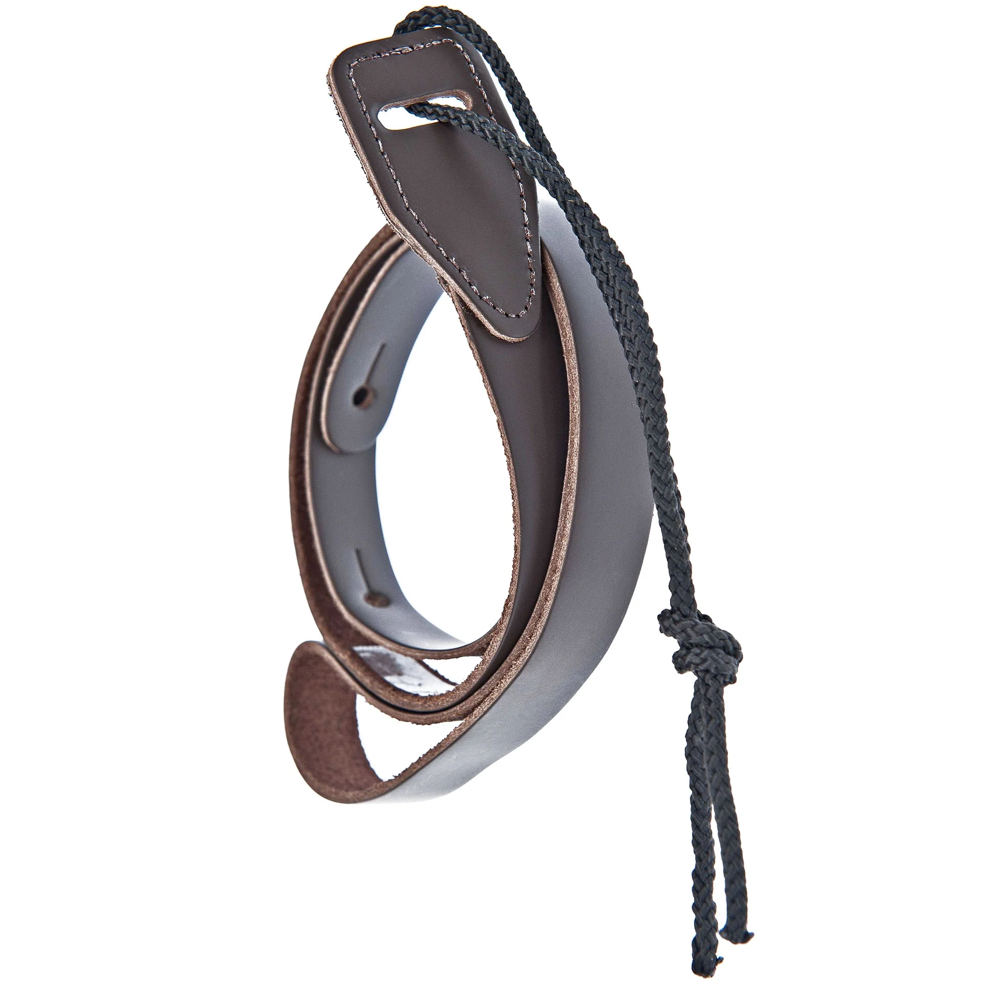 D'Addario Leather Mandolin Strap, Brown - Image 4