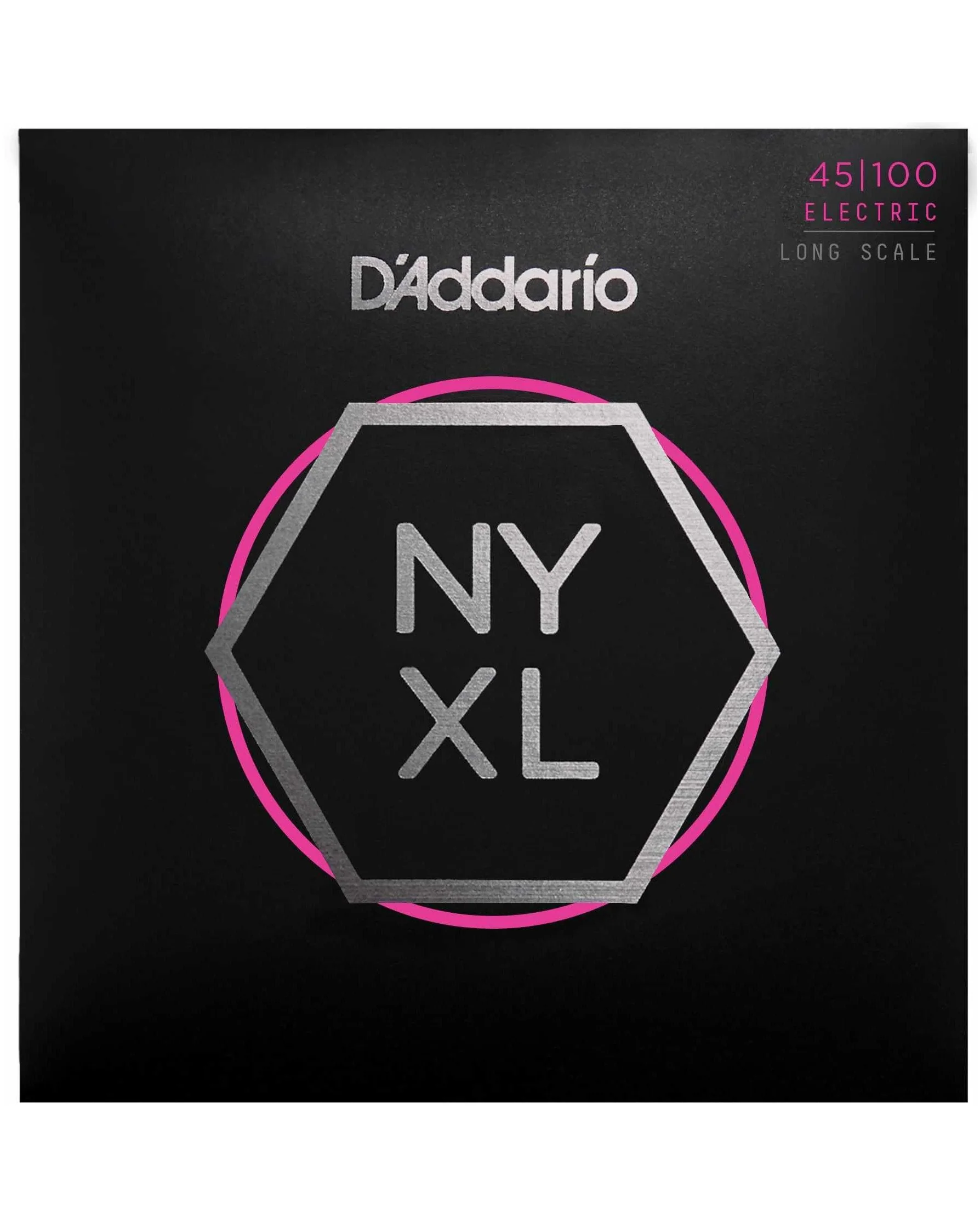 D'Addario NYXL45100 Nickel Long Scale Electric Bass Guitar Strings, Light - Image 2