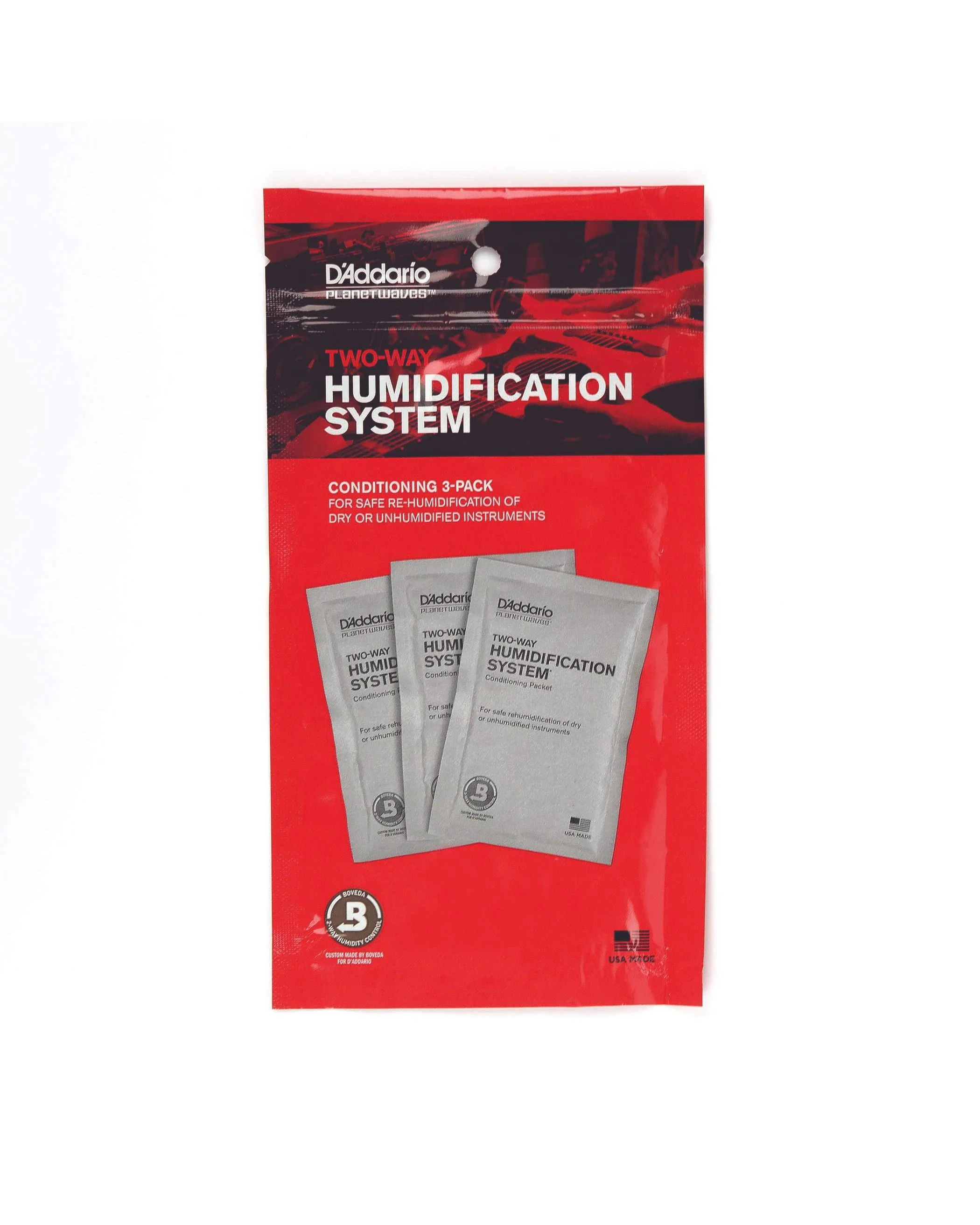 D'Addario Humidipak Restore Replacement Packet (3-Pack) - Image 2