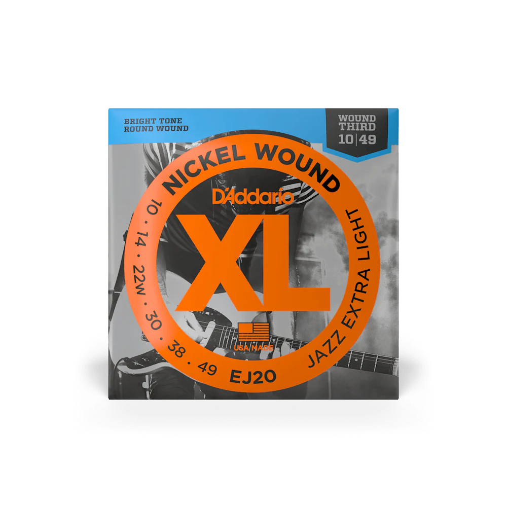 D'Addario EJ20 Nickel Electric Guitar Strings, Jazz Extra Light - Image 2