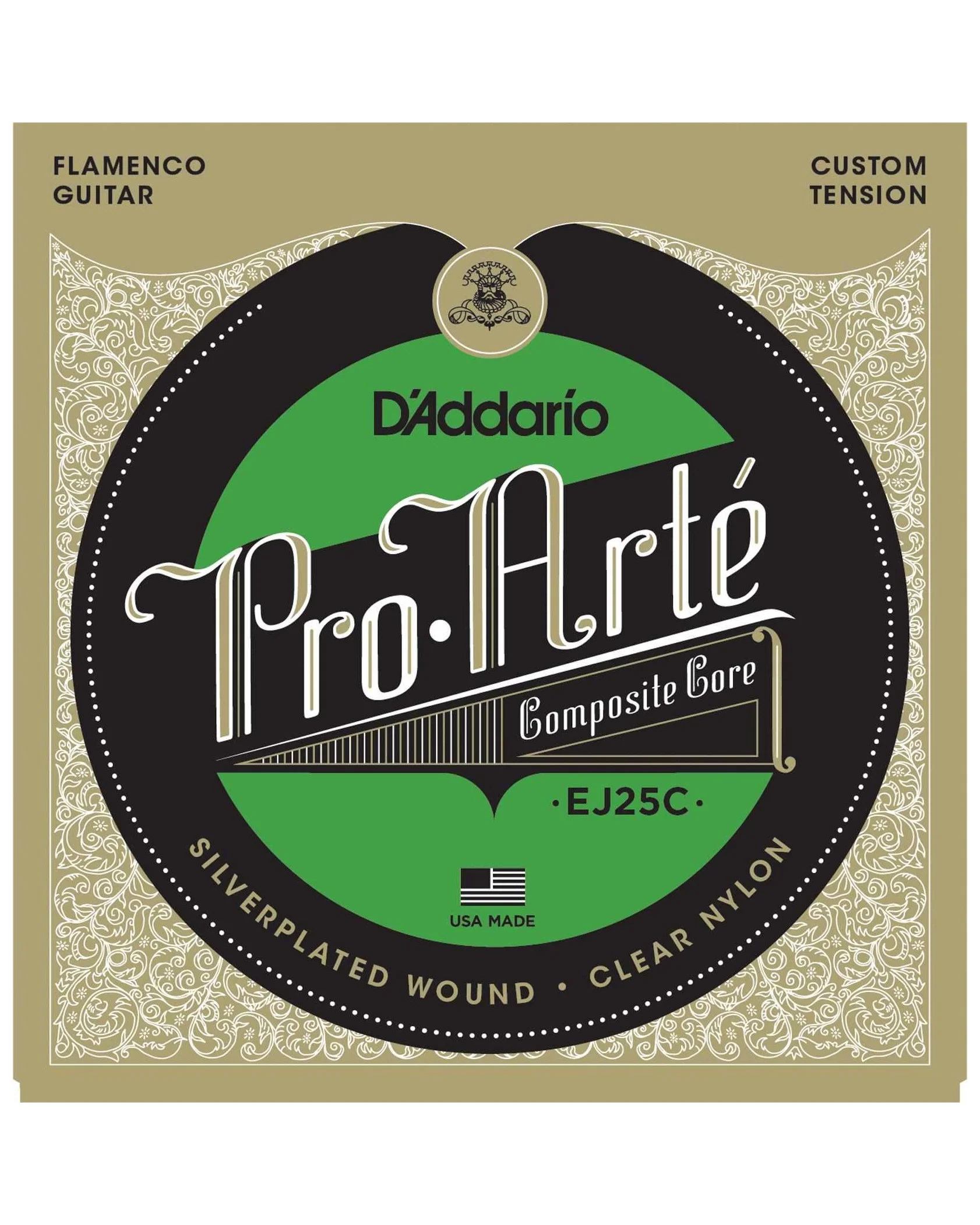 D'Addario EJ25C Flamenco Acoustic Guitar Strings, Custom Tension - Image 2