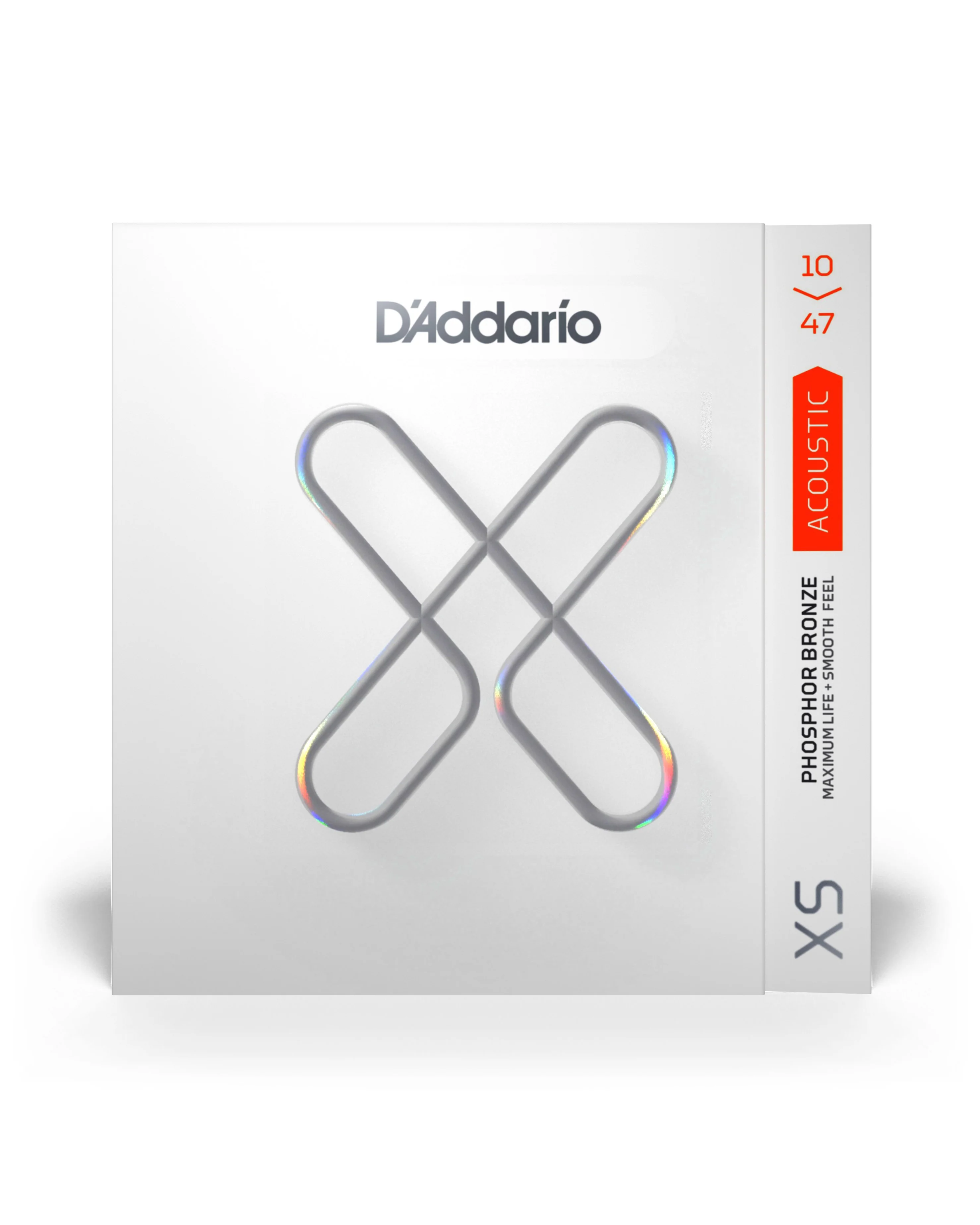 D'Addario XSAPB1047 Phosphor Bronze Coated Acoustic Guitar Strings, Extra Light - Image 2