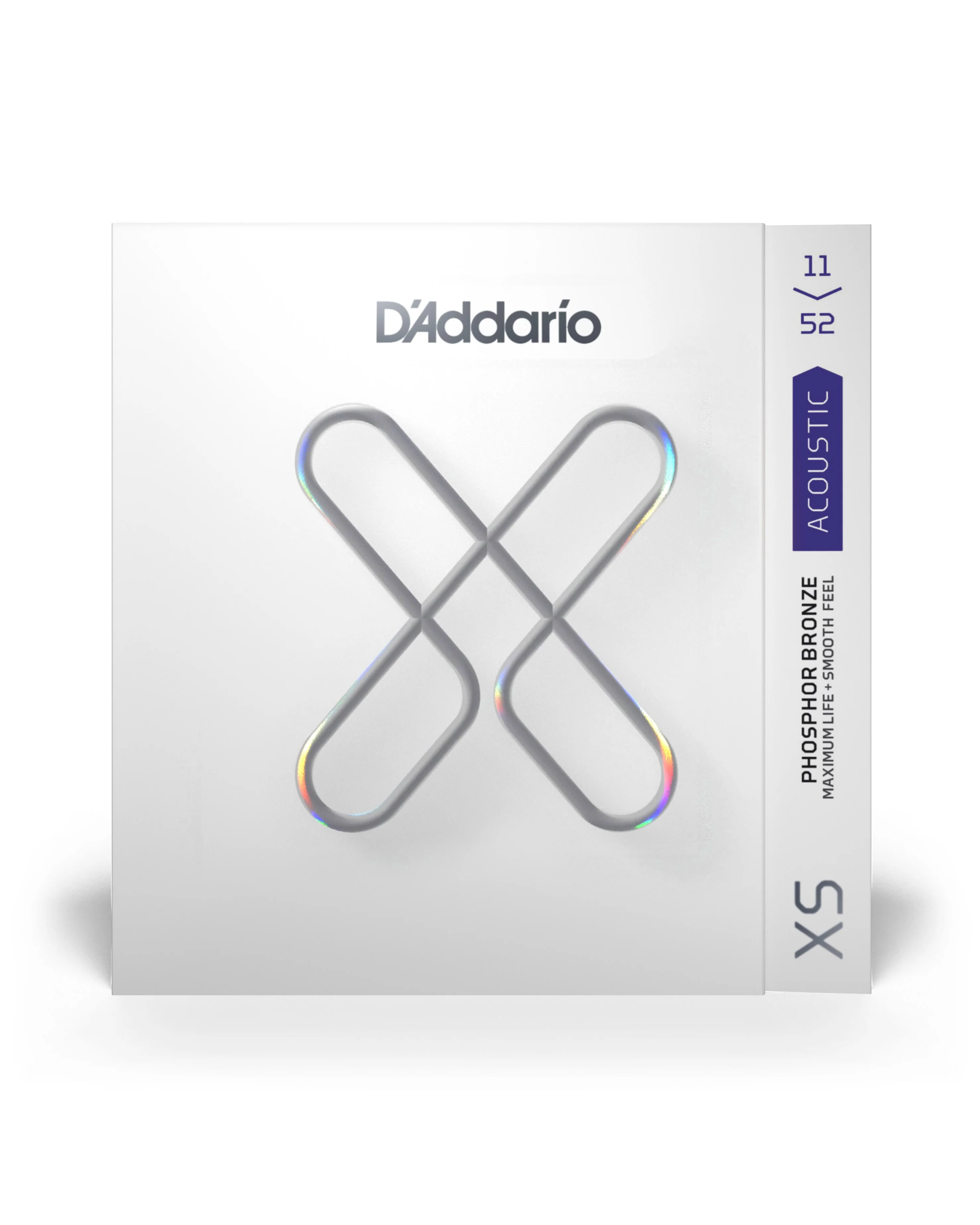 D'Addario XSAPB1152 Phosphor Bronze Coated Acoustic Guitar Strings, Custom Light - Image 2