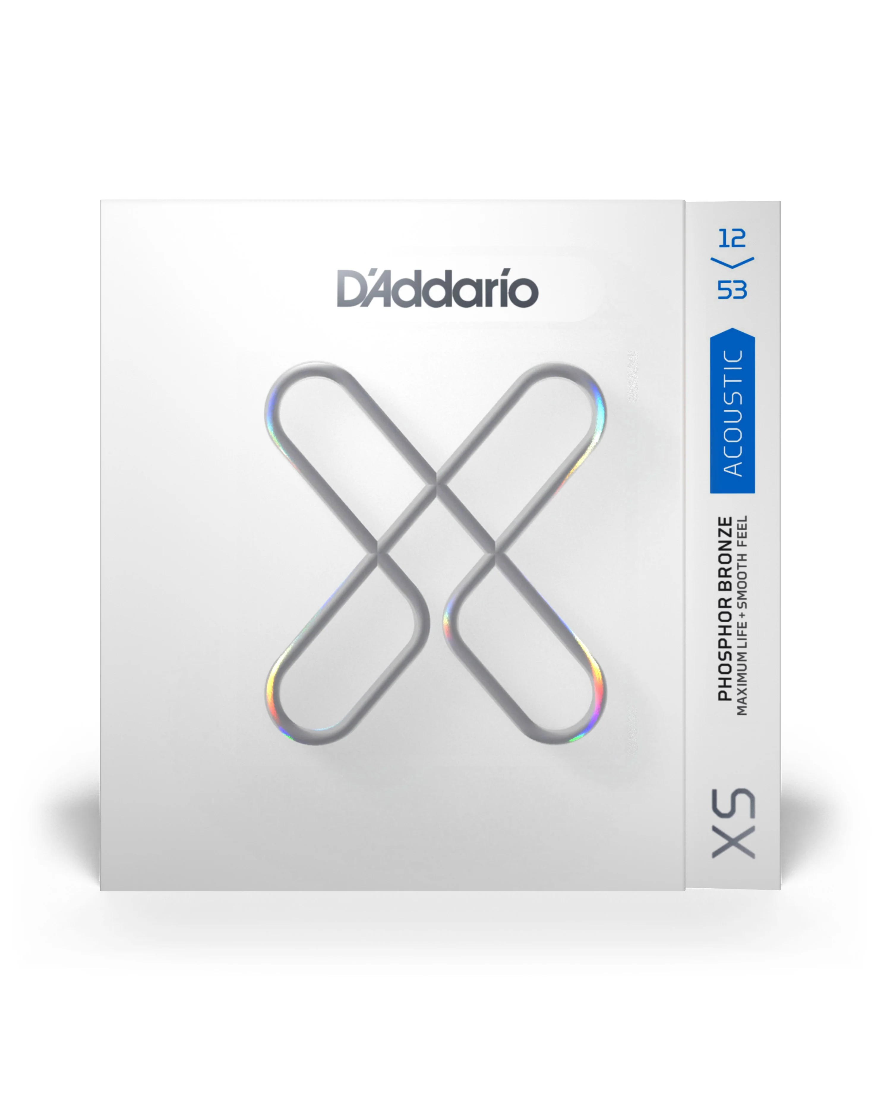 D'Addario XSAPB1253 Phosphor Bronze Coated Acoustic Guitar Strings, Light - Image 2