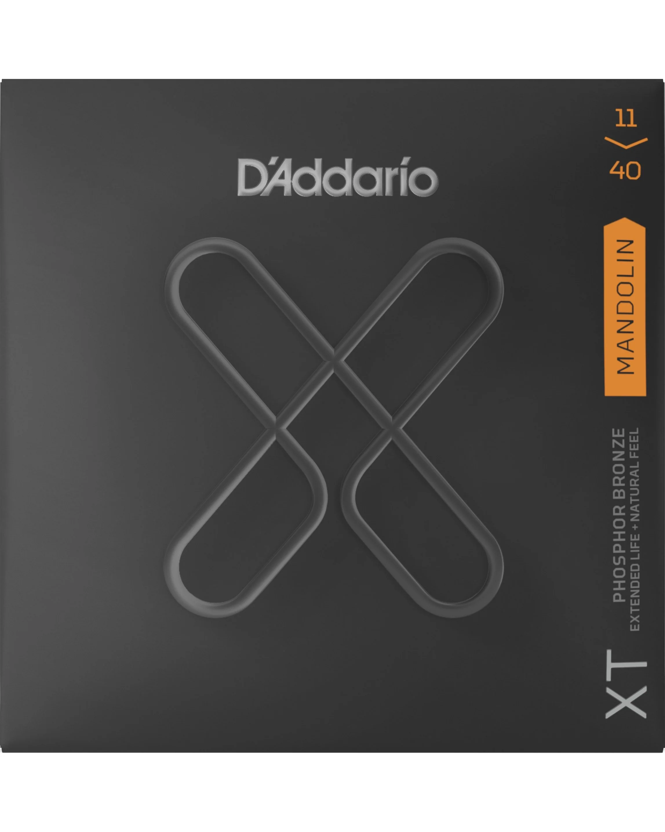 D'Addario XTM1140 Phosphor Bronze Coated Mandolin Strings, Medium - Image 2