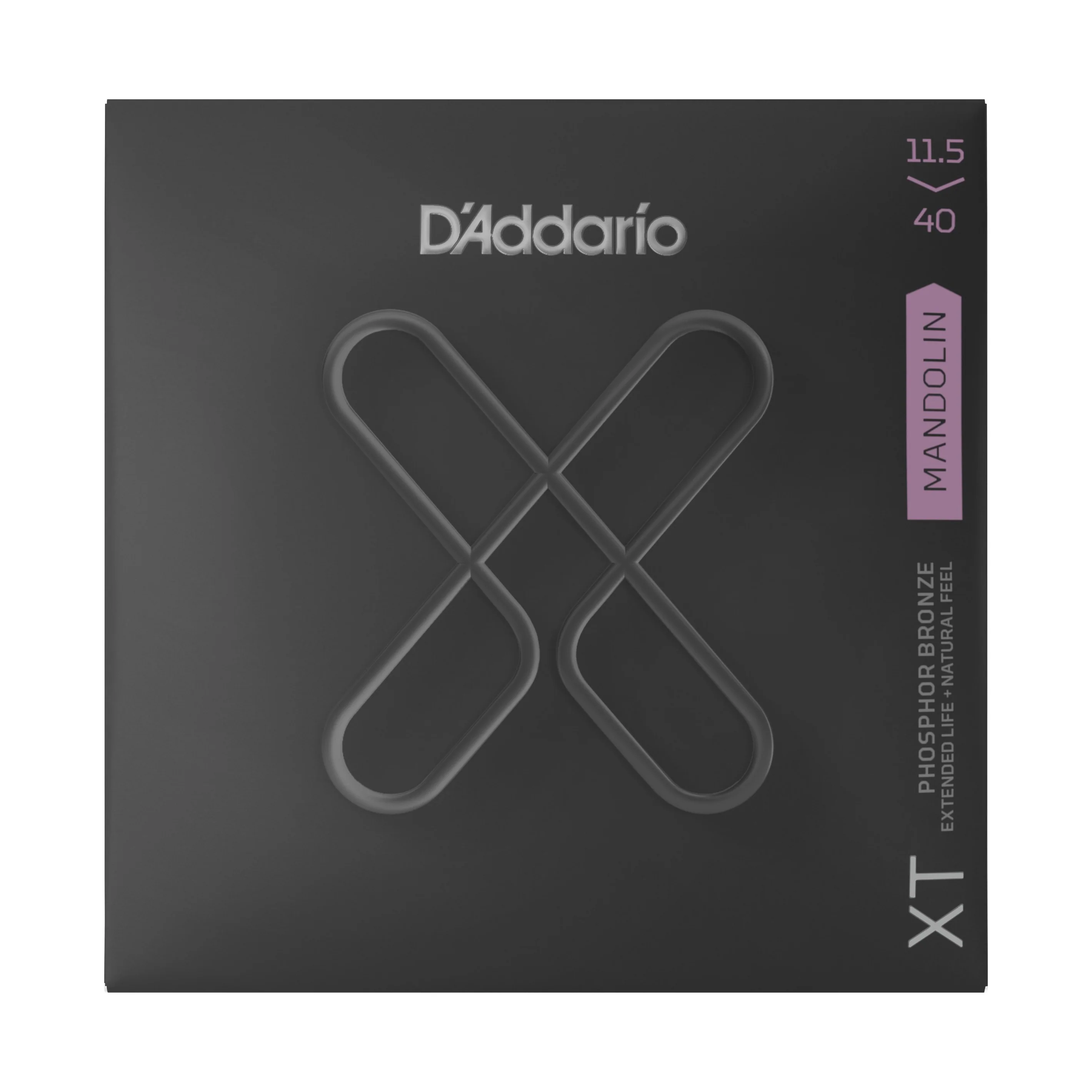 D'Addario XTM11540 Phosphor Bronze Coated Mandolin Strings, Custom Medium - Image 2