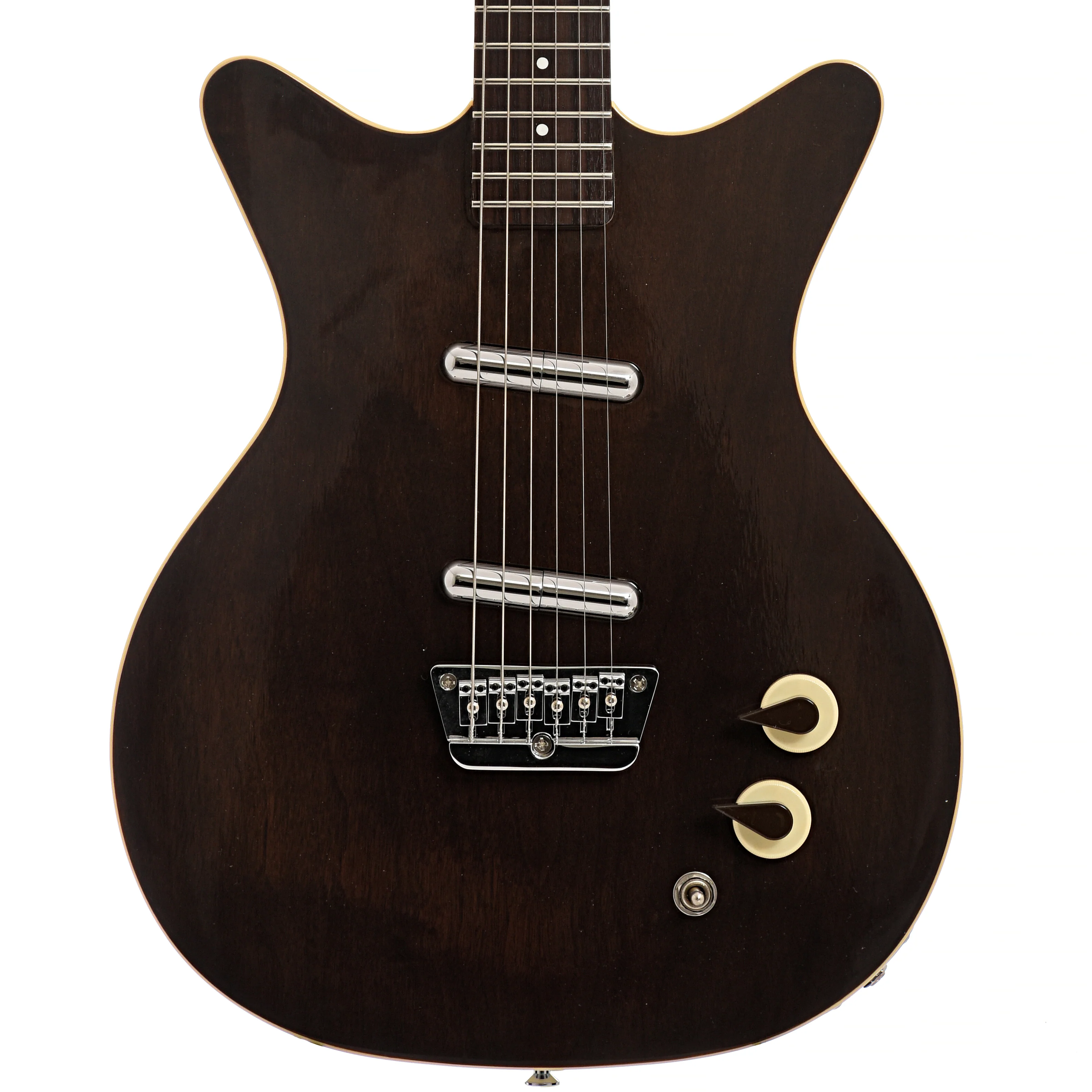 Danelectro '59 Divine Electric Guitar, Dark Walnut - Image 2