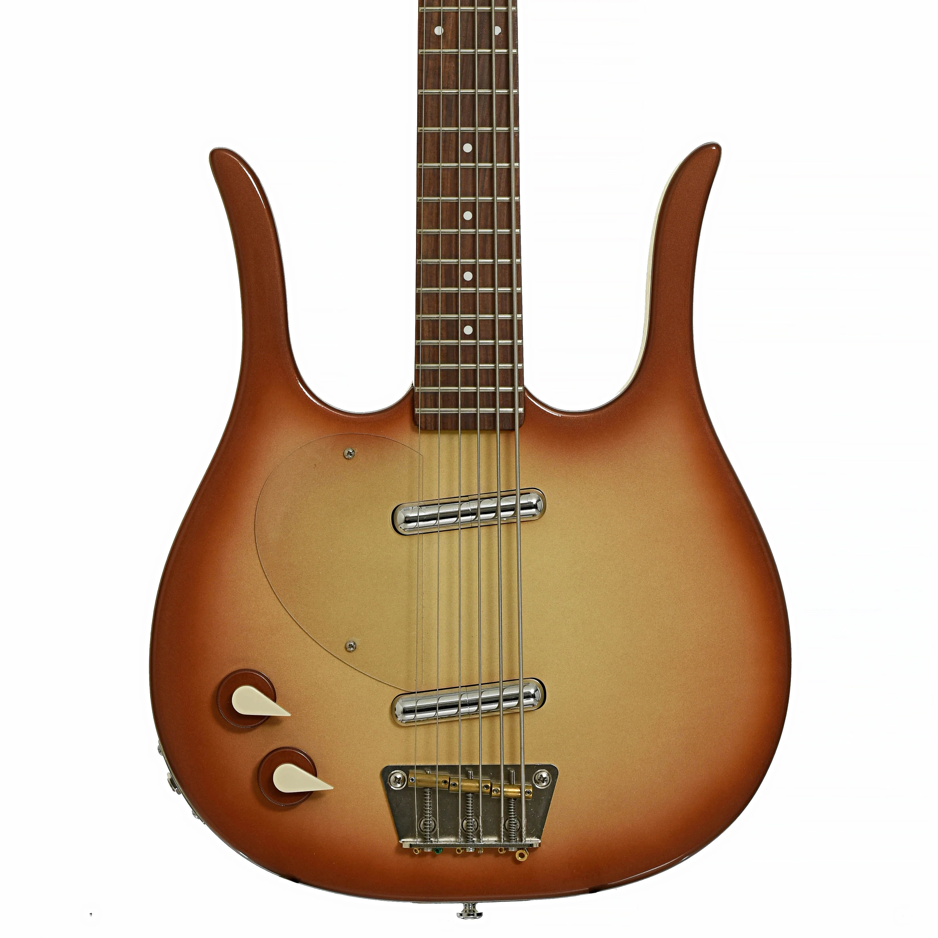 Danelectro Longhorn 6-String LH Electric Bass (2008) - Image 2