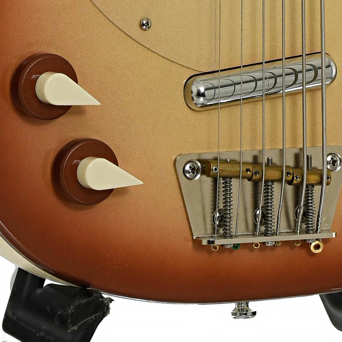 Danelectro Longhorn 6-String LH Electric Bass (2008) - Image 5