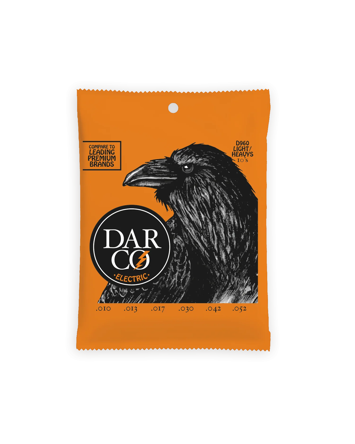 Darco D960 Electric Guitar Strings, Light/Heavy - Image 2