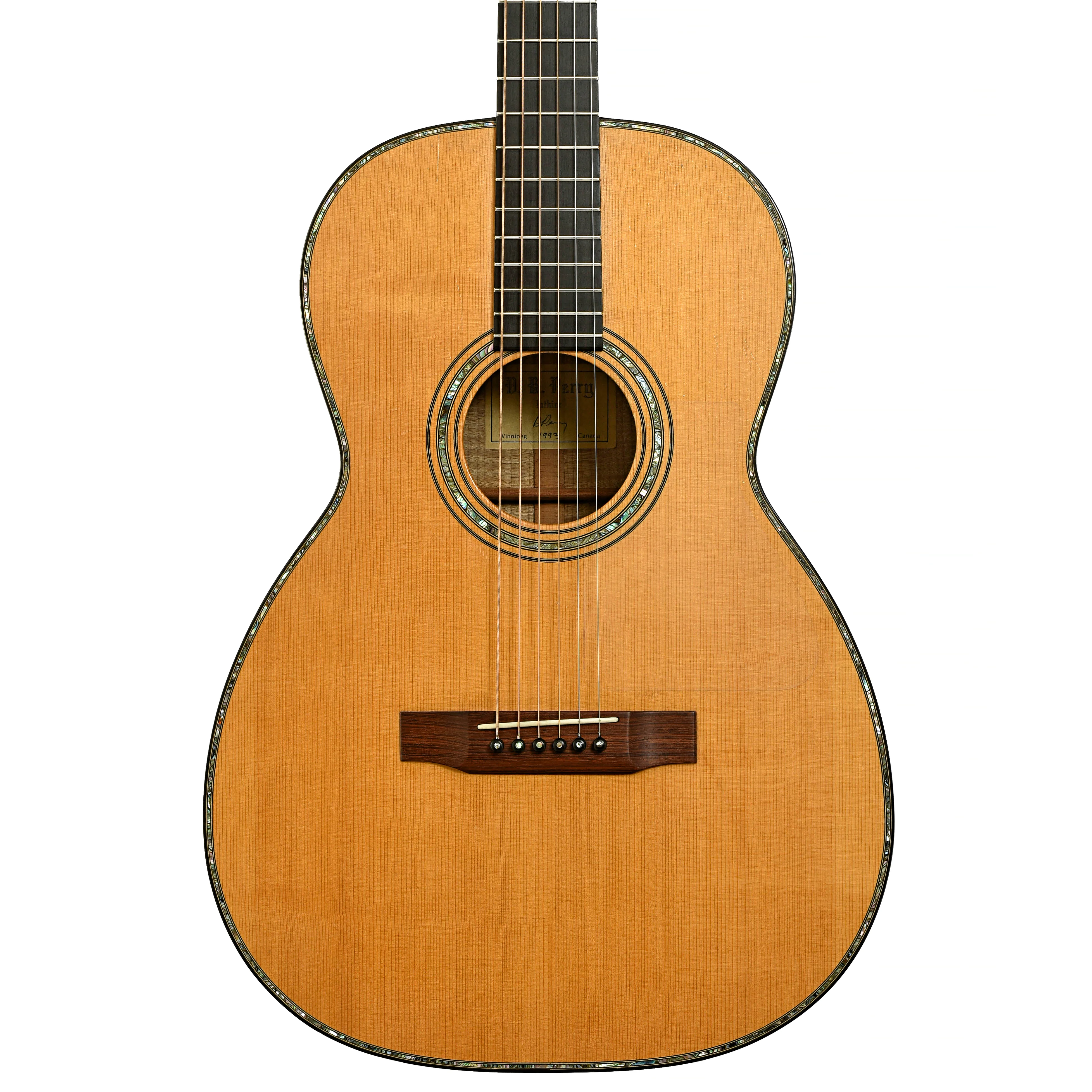 D.B. Perry 00 Maple Acoustic Guitar (1993) - Image 2