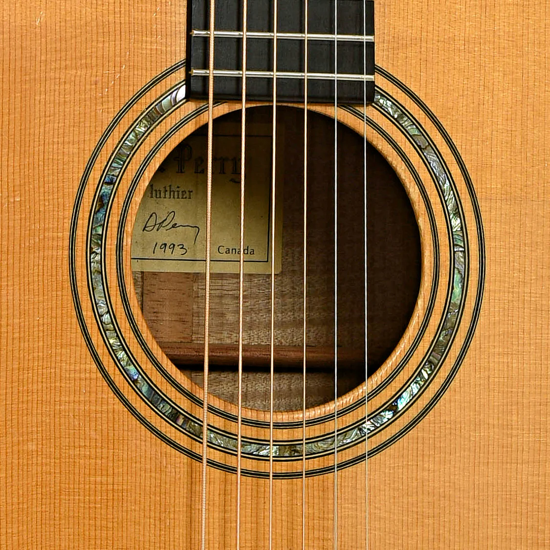 D.B. Perry 00 Maple Acoustic Guitar (1993) - Image 6