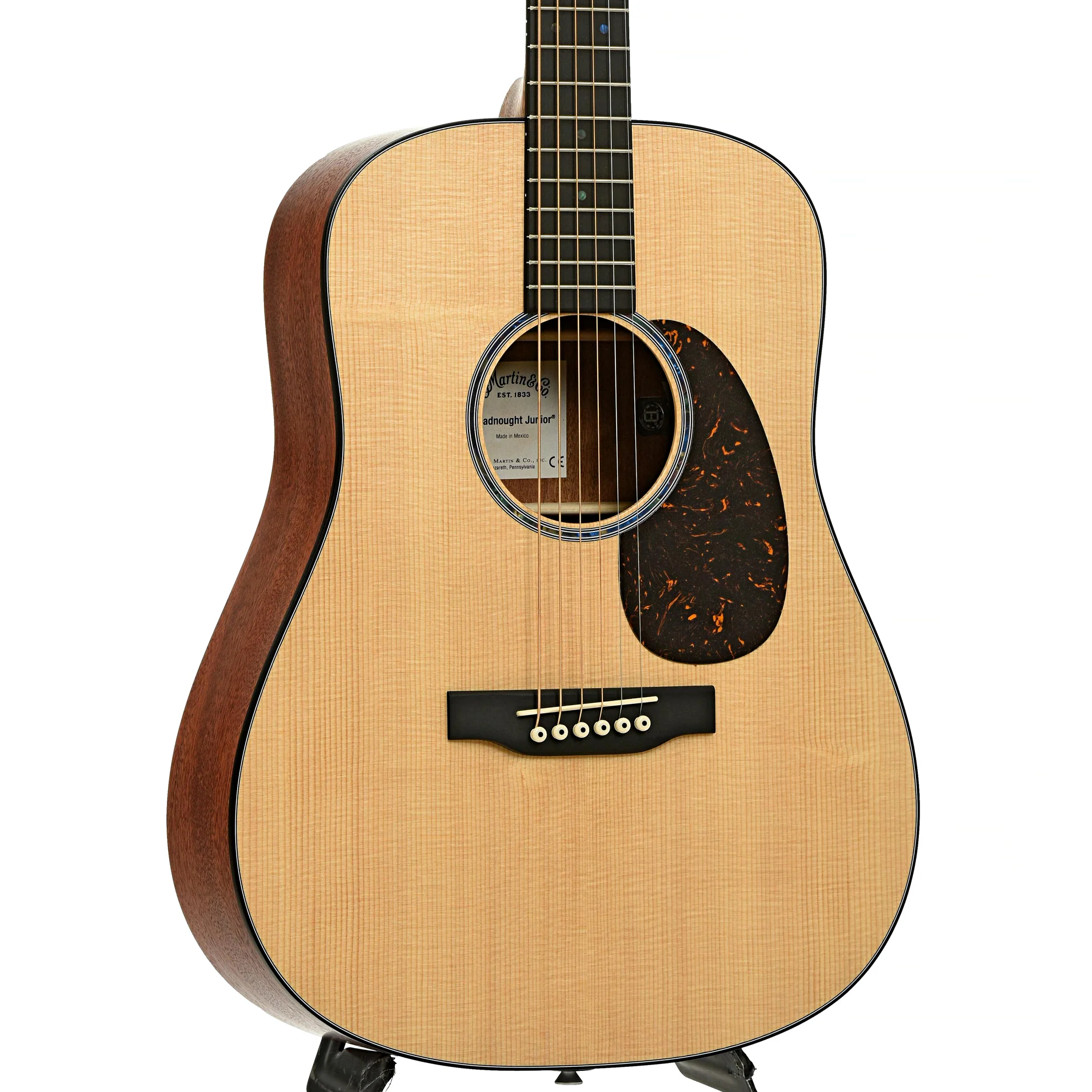 Martin DJRE Junior Acoustic Electric Guitar & Gigbag - Image 4