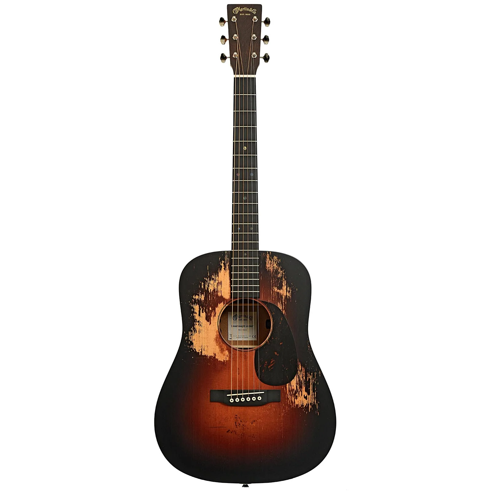 Martin DC-JRE StreetLegend Burst Junior Acoustic Electric Guitar & Gigbag - Image 14
