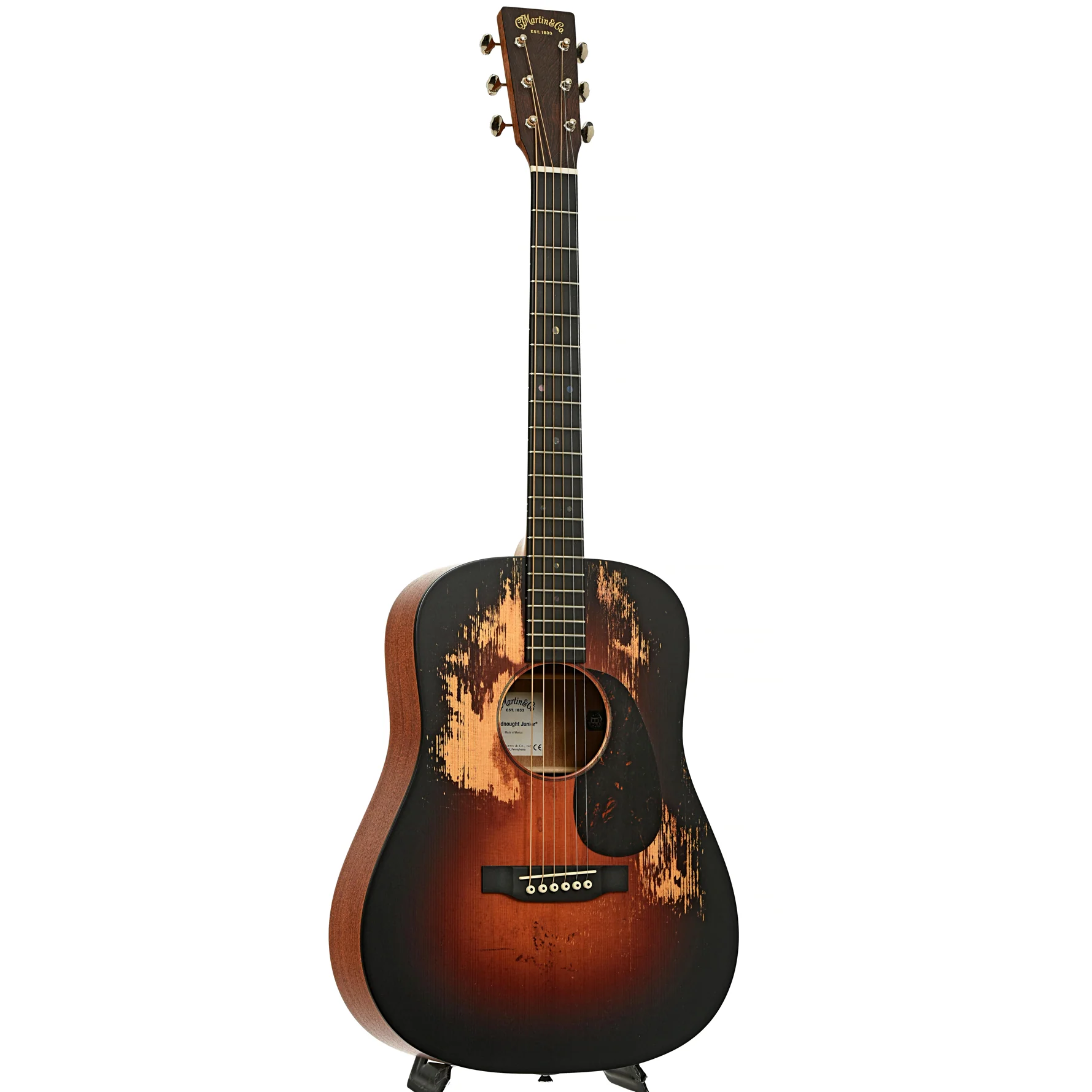 Martin DC-JRE StreetLegend Burst Junior Acoustic Electric Guitar & Gigbag - Image 3