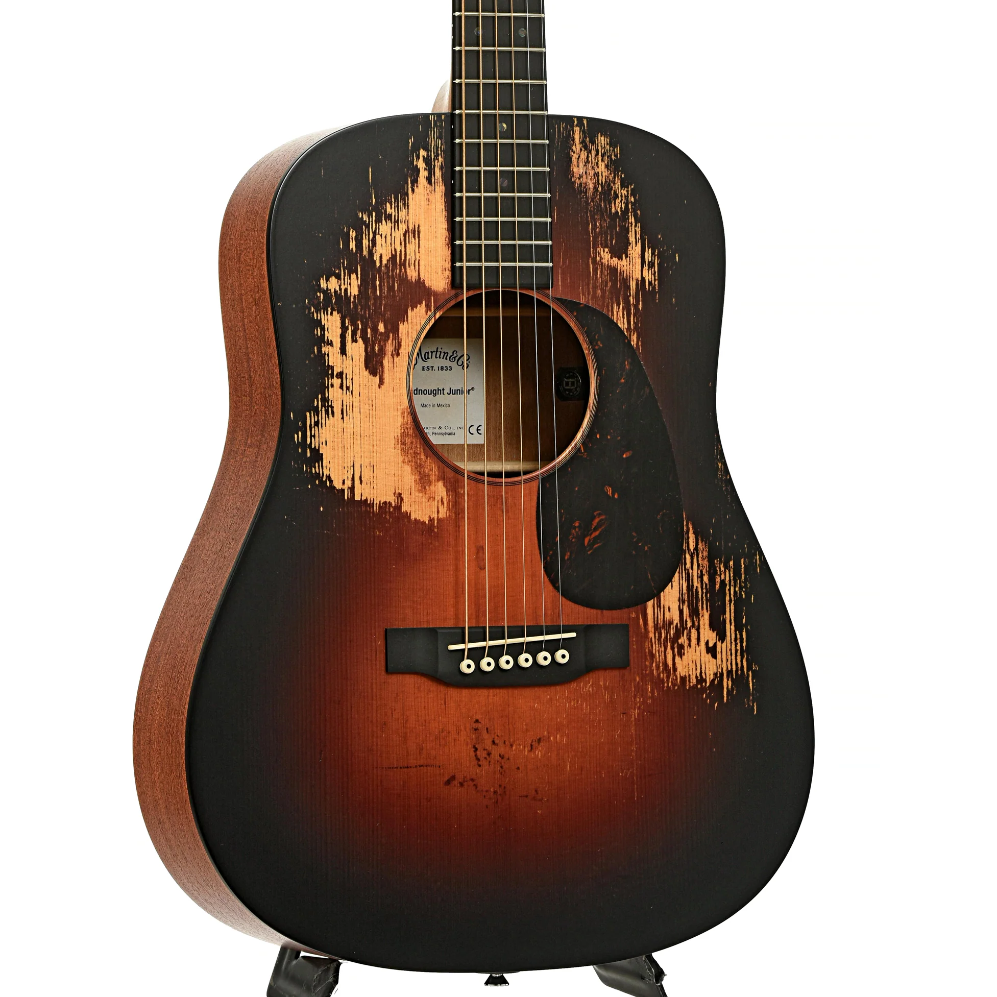 Martin DC-JRE StreetLegend Burst Junior Acoustic Electric Guitar & Gigbag - Image 4