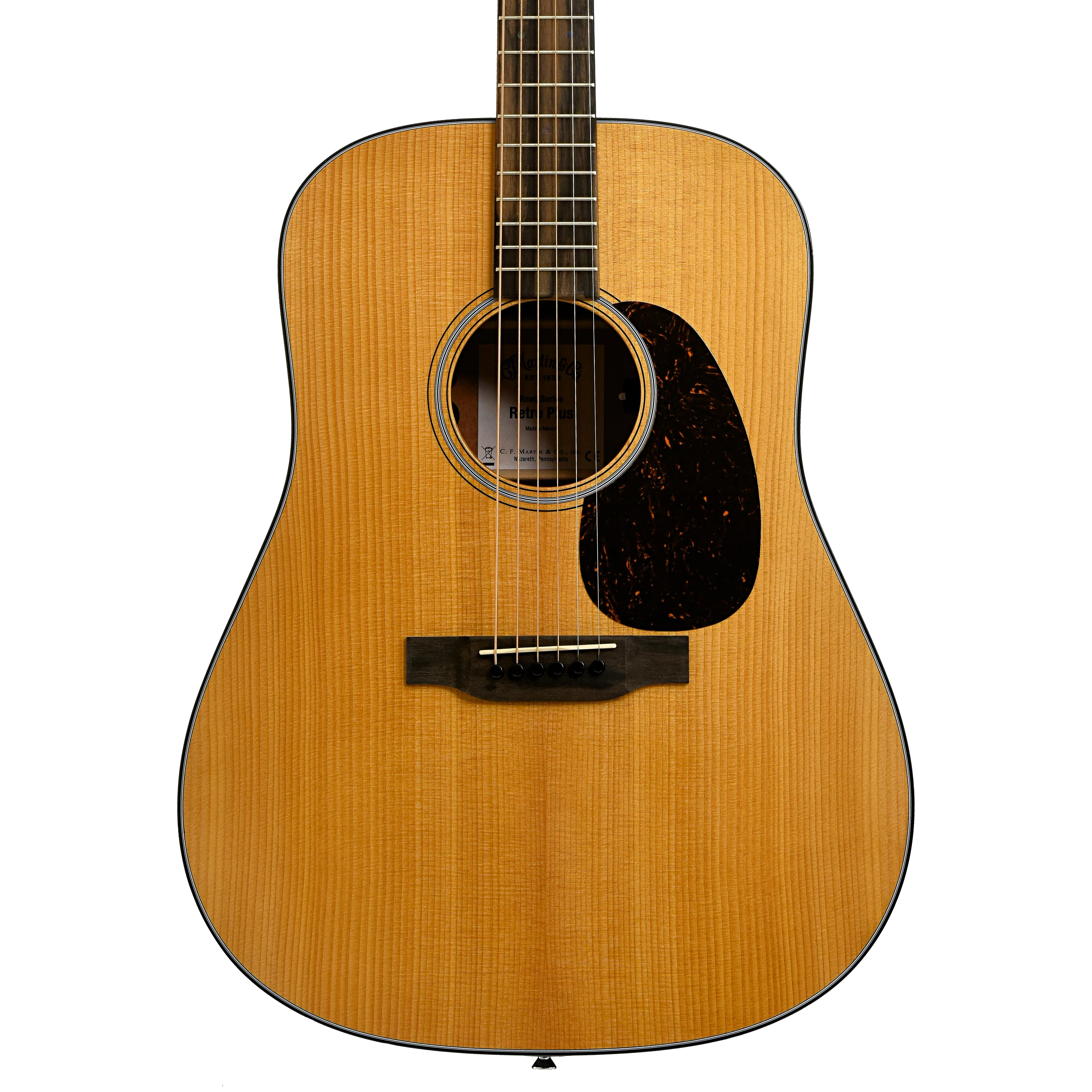 Martin DE Retro Plus Mahogany Acoustic Guitar & Gigbag - Image 2