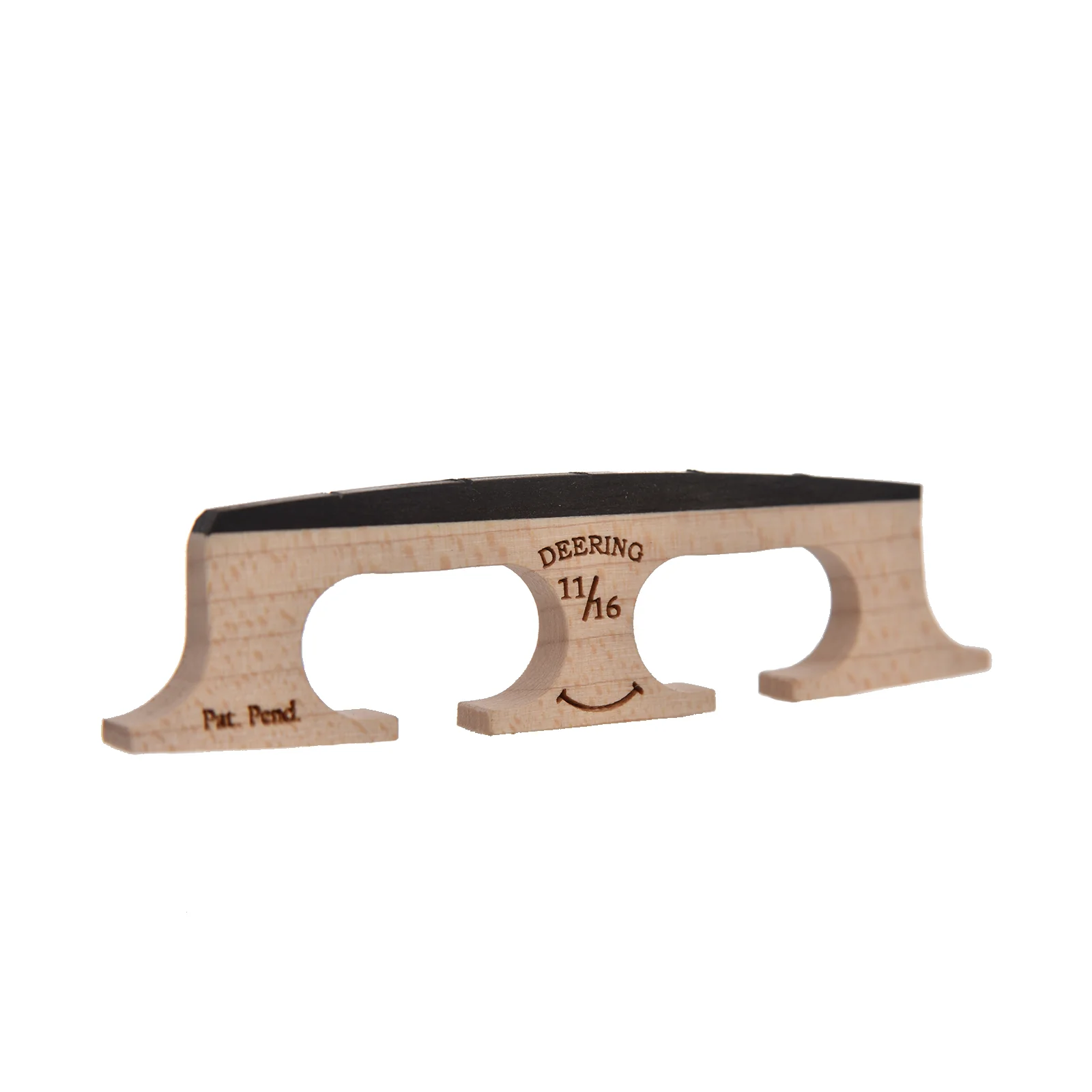 Deering Smile Radisued Top Banjo Bridge, 11/16in - Image 2