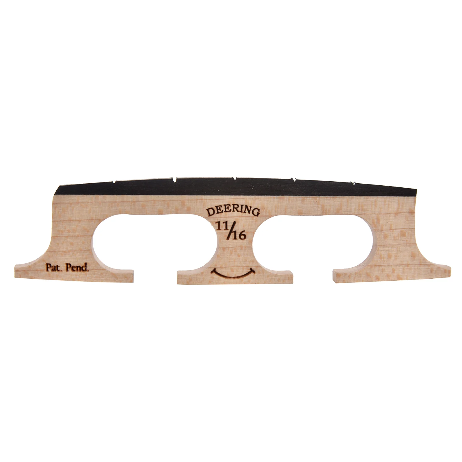 Deering Smile Radisued Top Banjo Bridge, 11/16in - Image 3