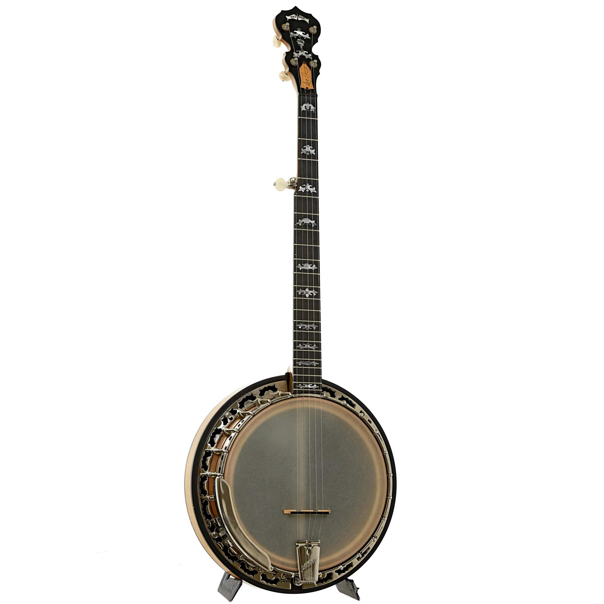 Deering 40th Anniversary White Oak Resonator Banjo (2015) - Image 3