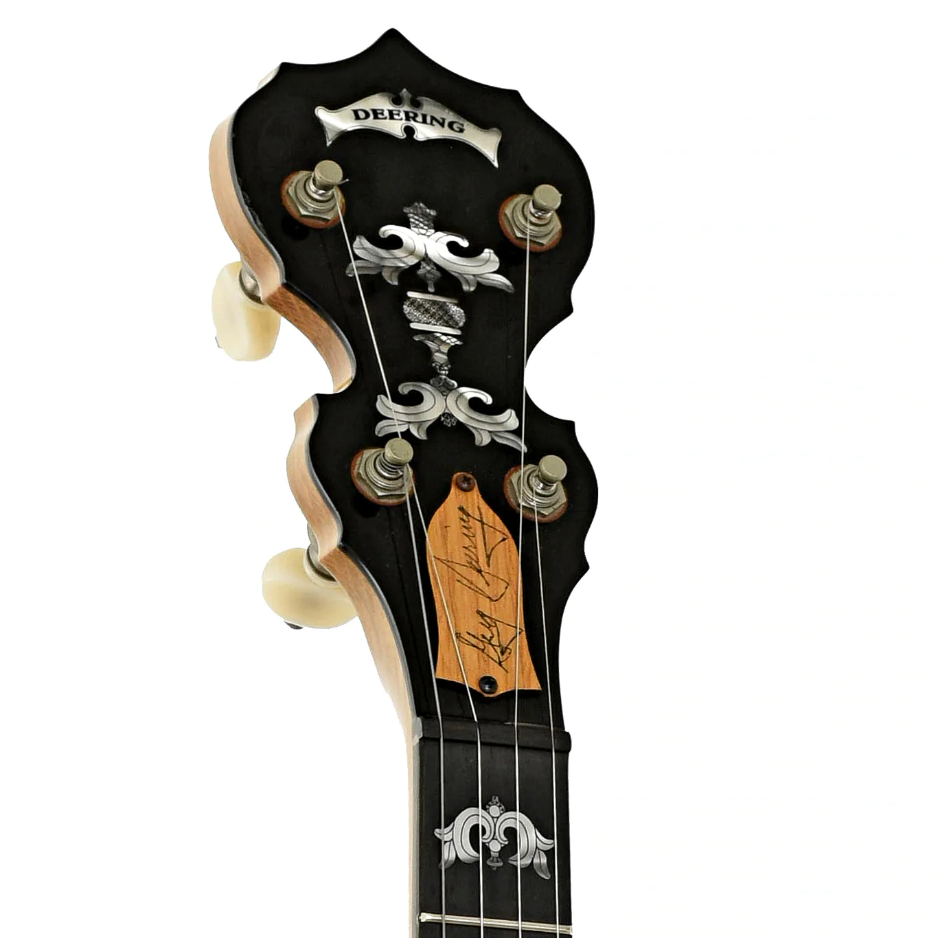 Deering 40th Anniversary White Oak Resonator Banjo (2015) - Image 8