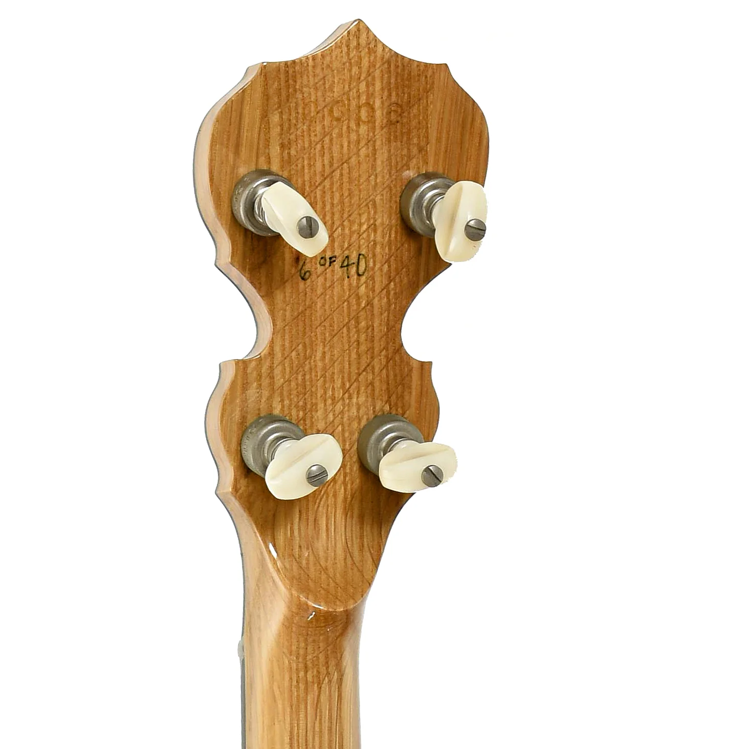 Deering 40th Anniversary White Oak Resonator Banjo (2015) - Image 9