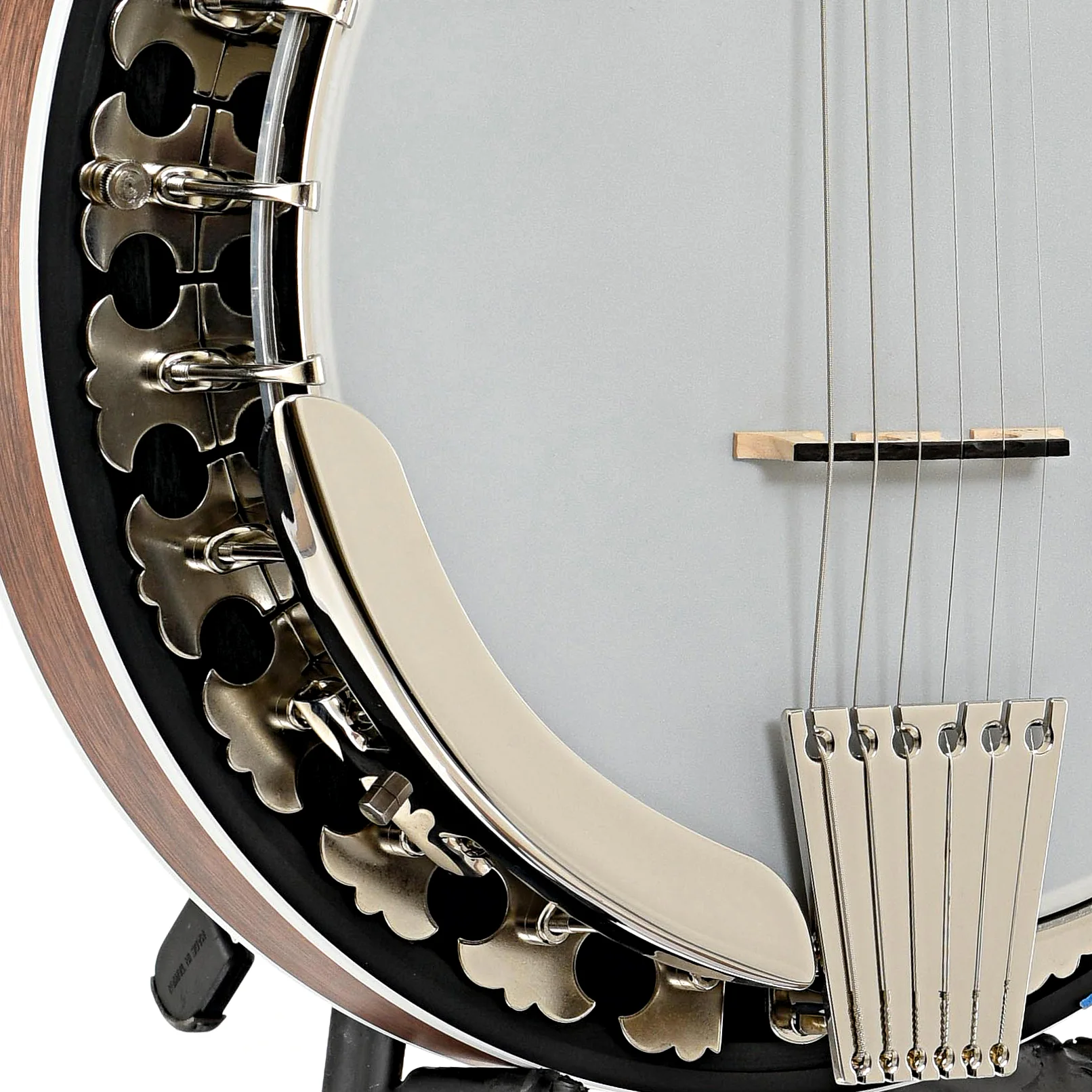 Deering Boston 6-String Acoustic-Electric Resonator Banjo Guitar & Case - Image 6