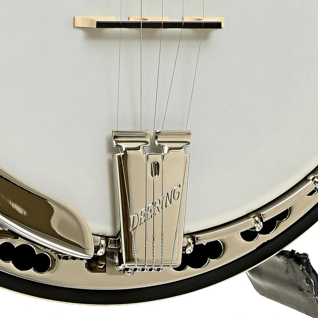 Deering Calico Resonator Banjo & Case - Image 4