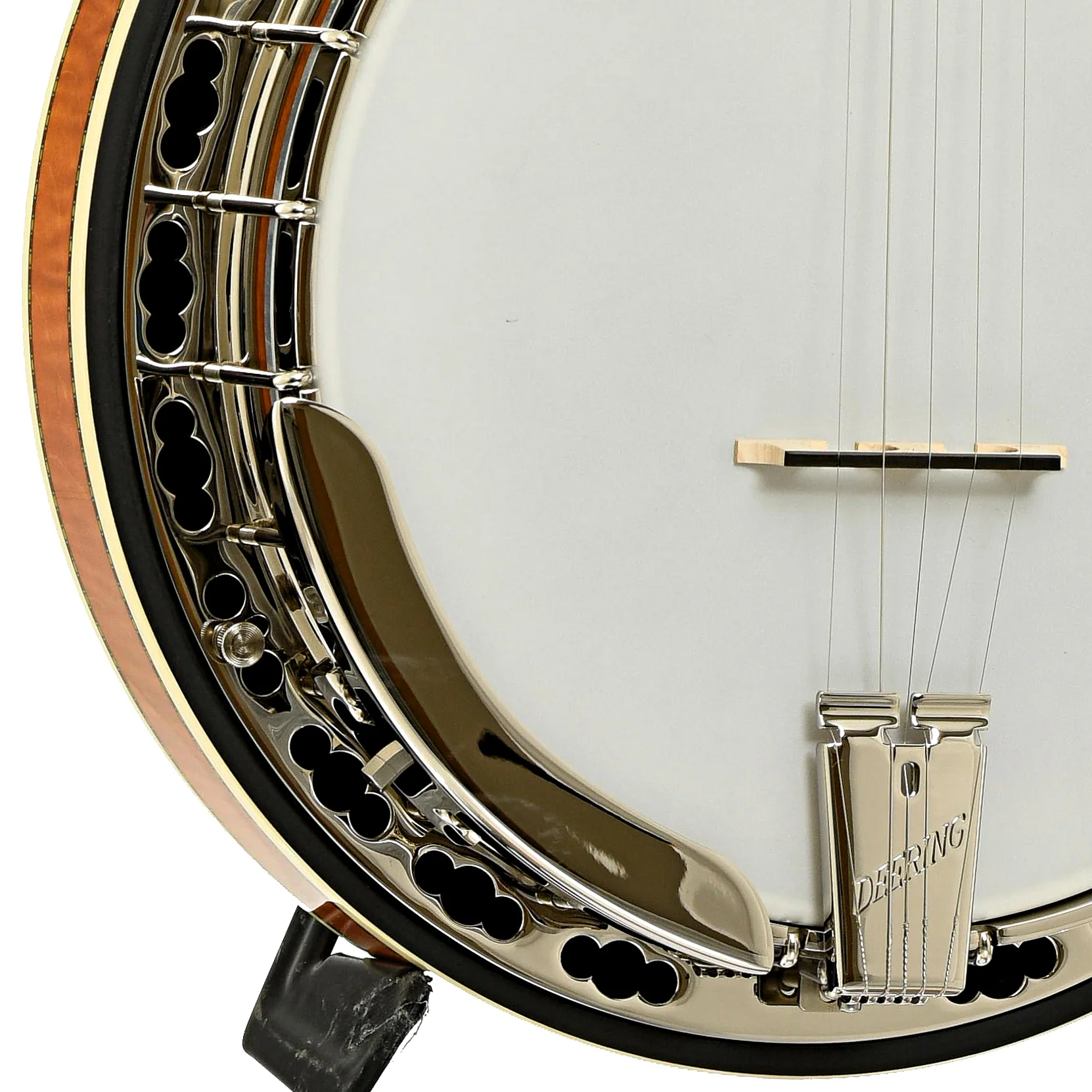 Deering Calico Resonator Banjo & Case - Image 5