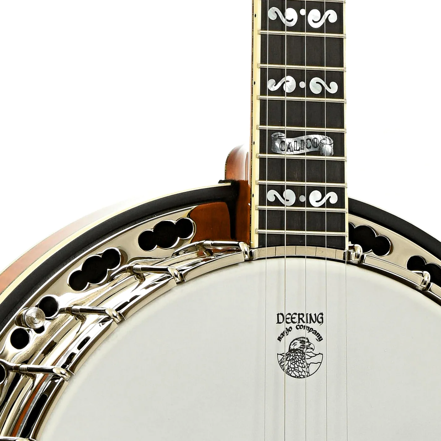 Deering Calico Resonator Banjo & Case - Image 6