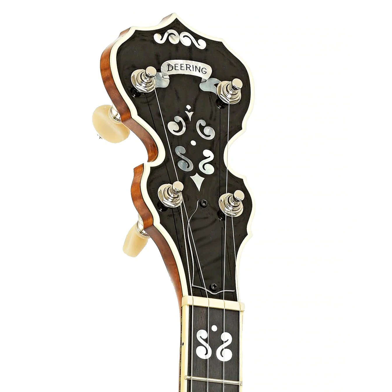 Deering Calico Resonator Banjo & Case - Image 8