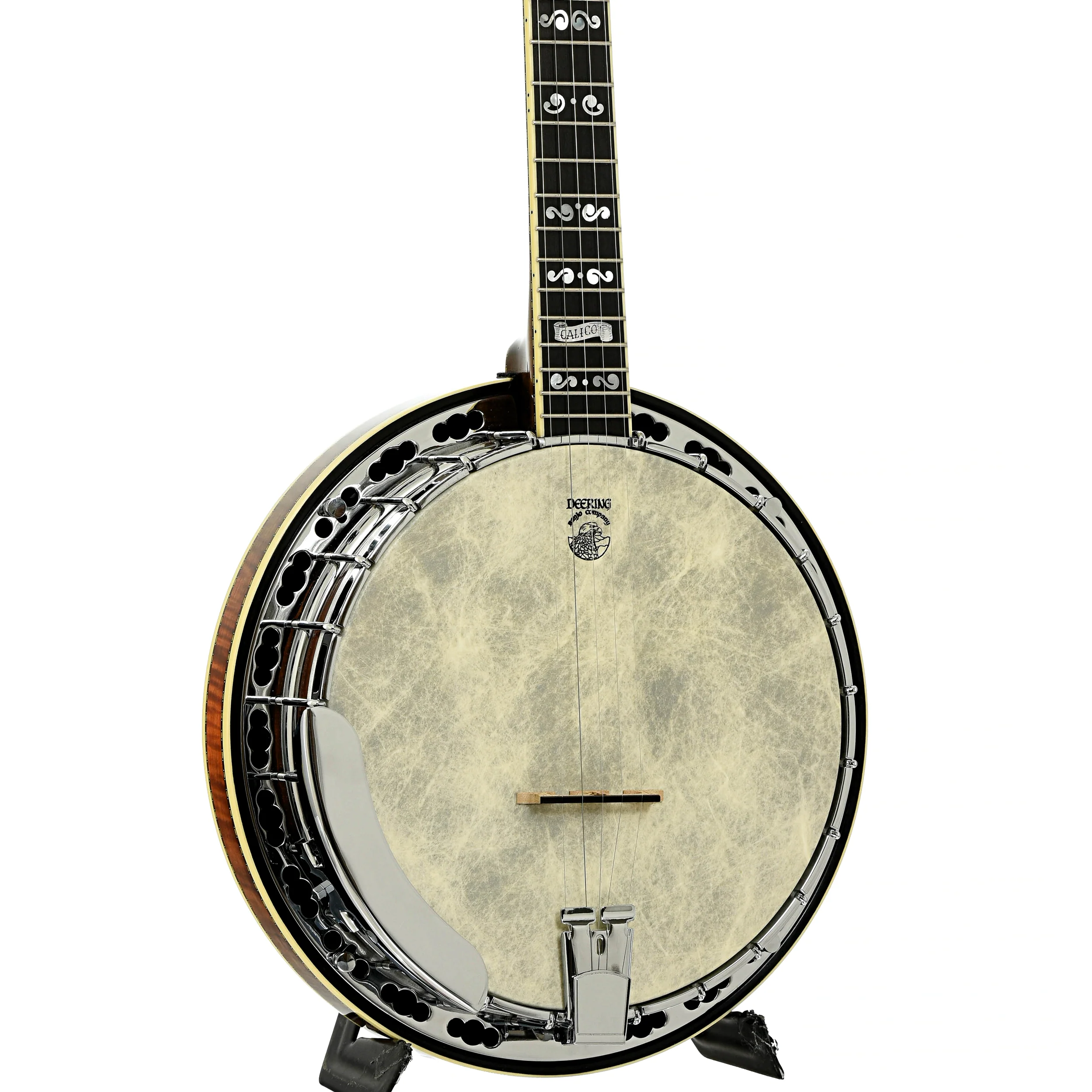 Deering Calico Custom Resonator Banjo (2001) - Image 2