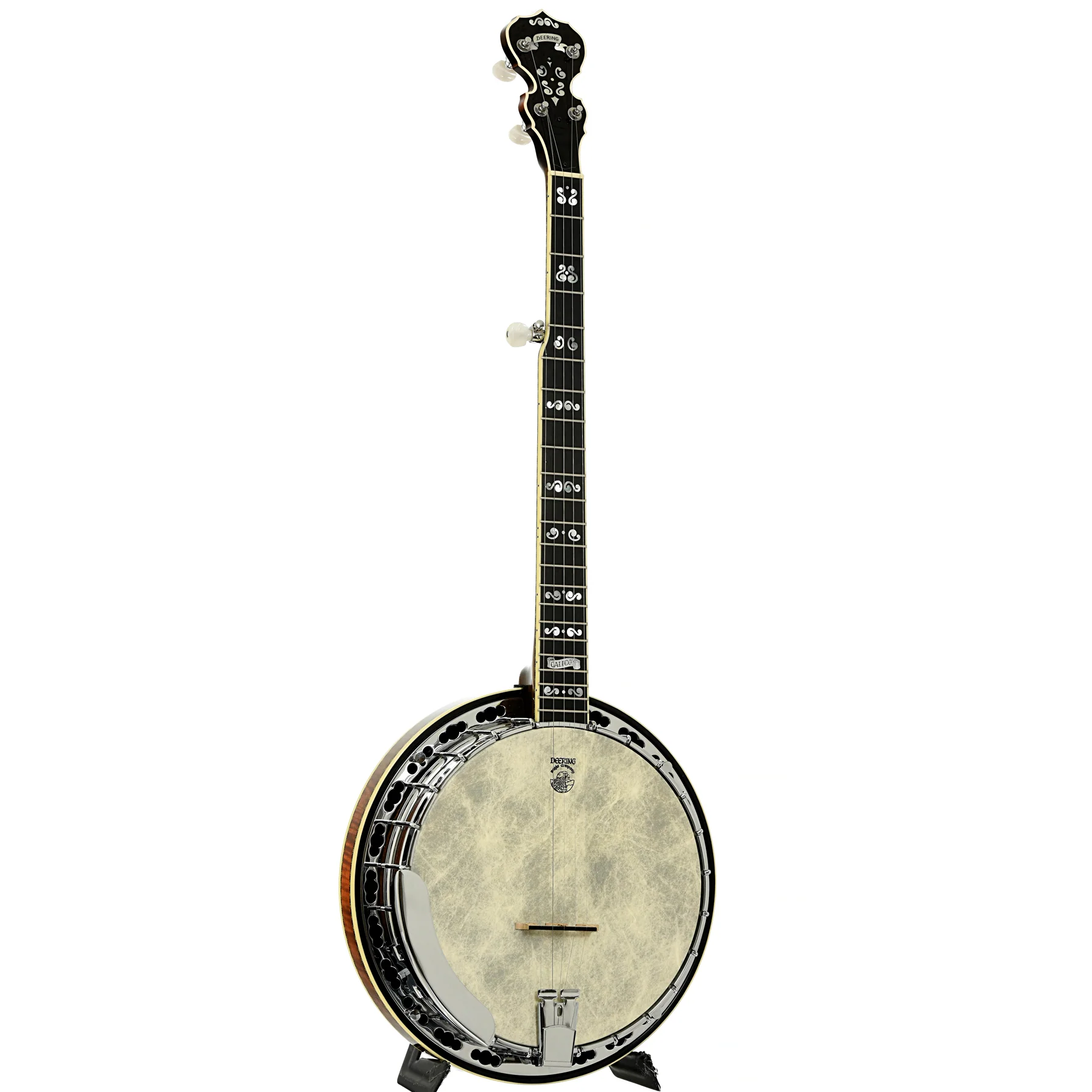 Deering Calico Custom Resonator Banjo (2001) - Image 3