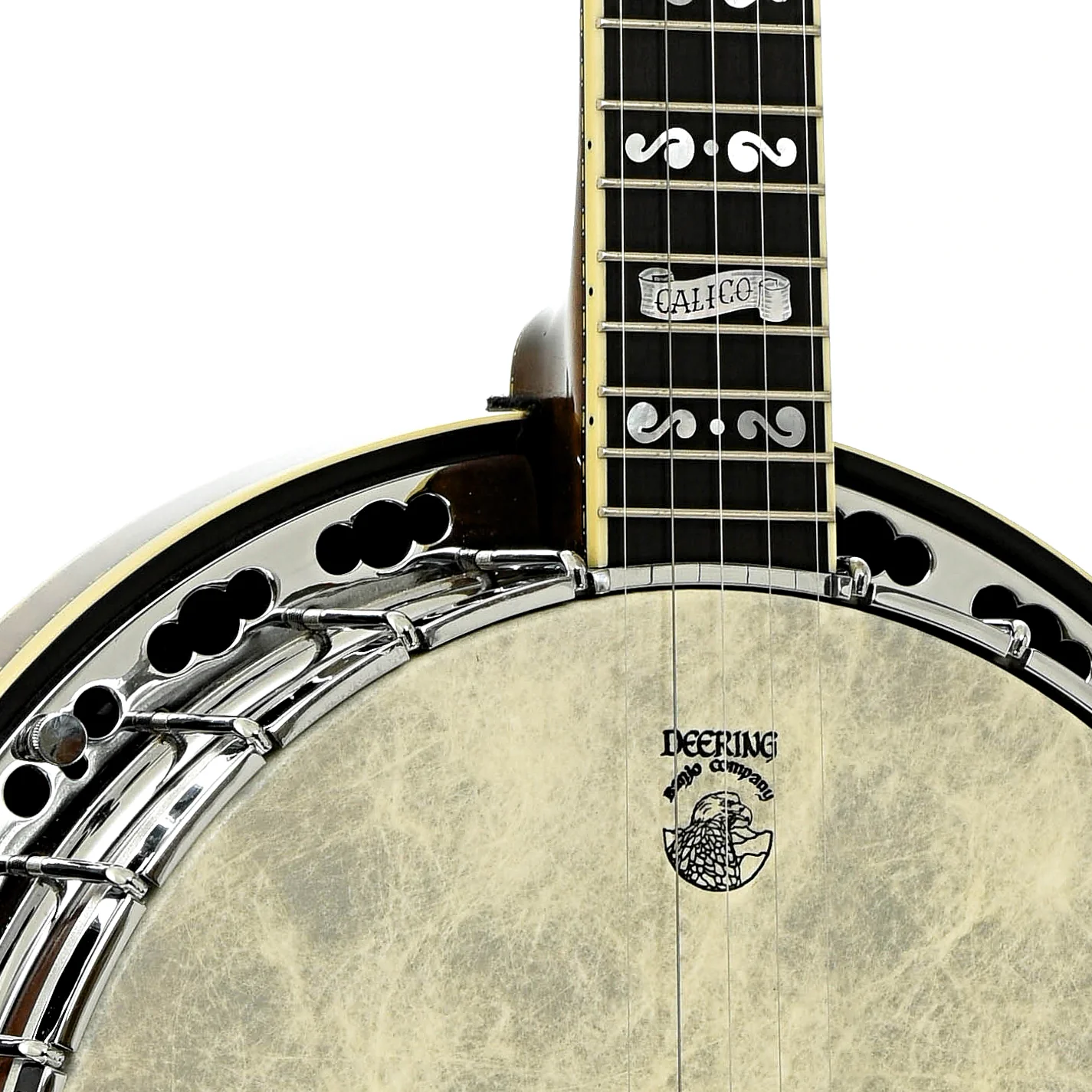 Deering Calico Custom Resonator Banjo (2001) - Image 6