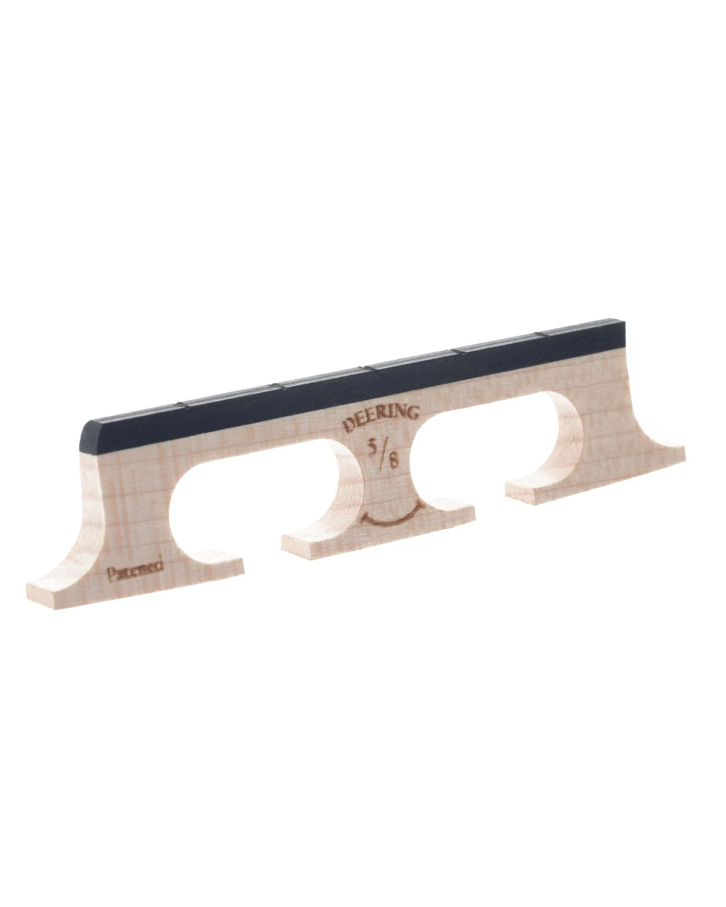 Deering Smile Crowe-Spaced Flat Top Banjo Bridge, 5/8in - Image 2