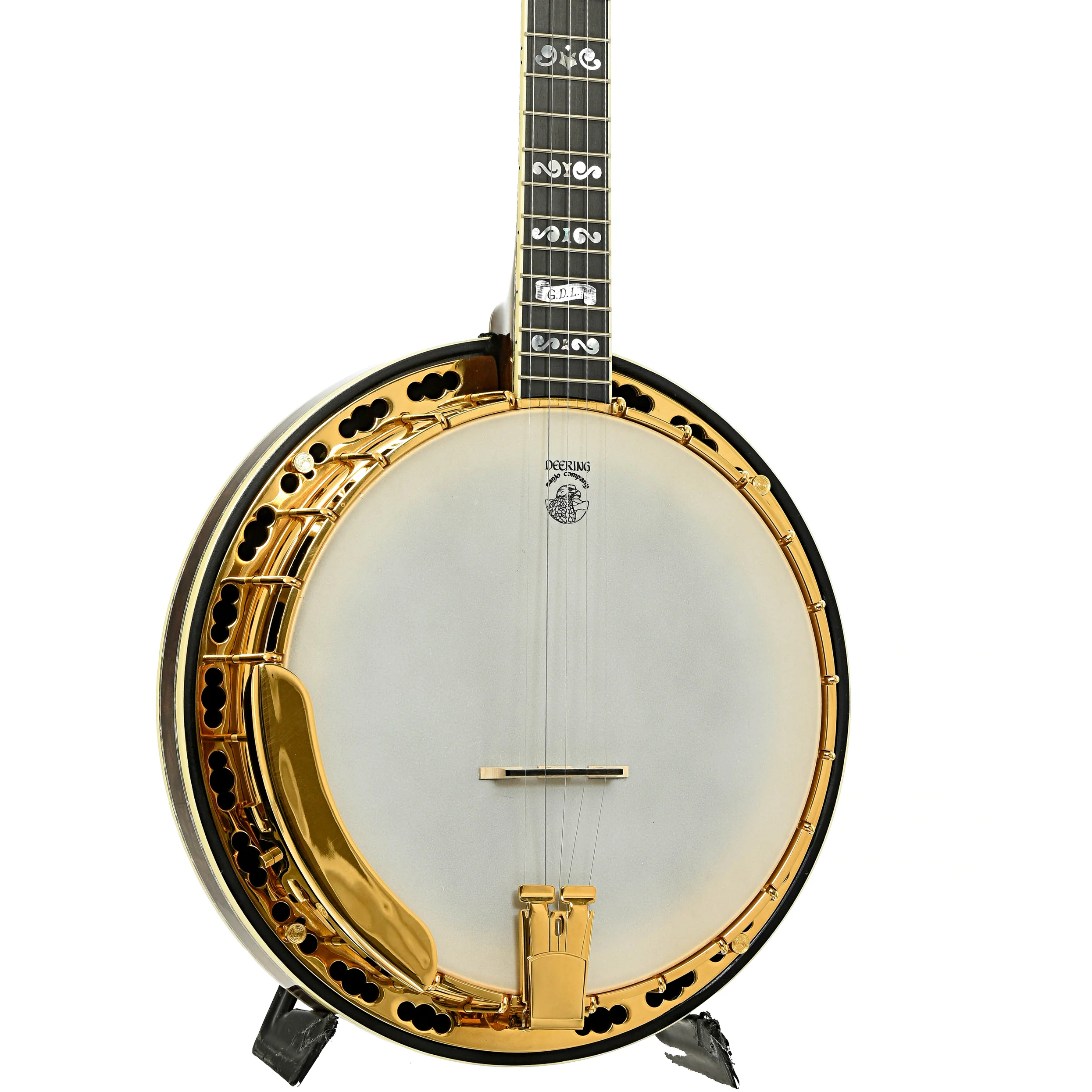 Deering GDL Gold Resonator Banjo (2002) - Image 2