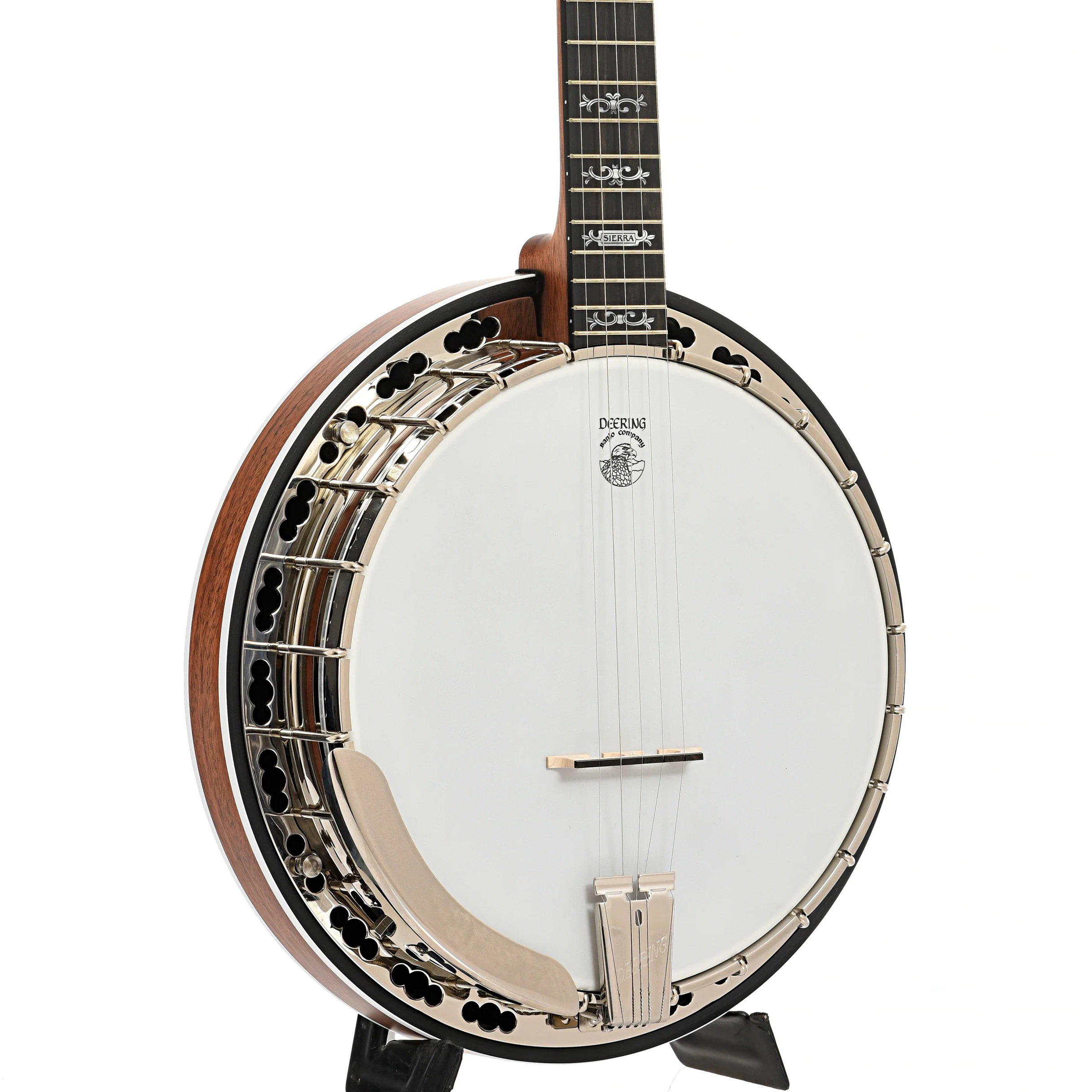Deering Sierra Mahogany Resonator Banjo & Case - Image 2