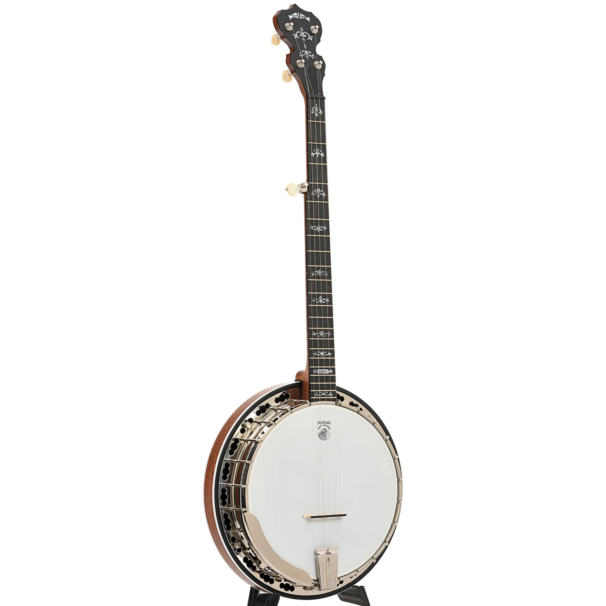 Deering Sierra Mahogany Resonator Banjo & Case - Image 3