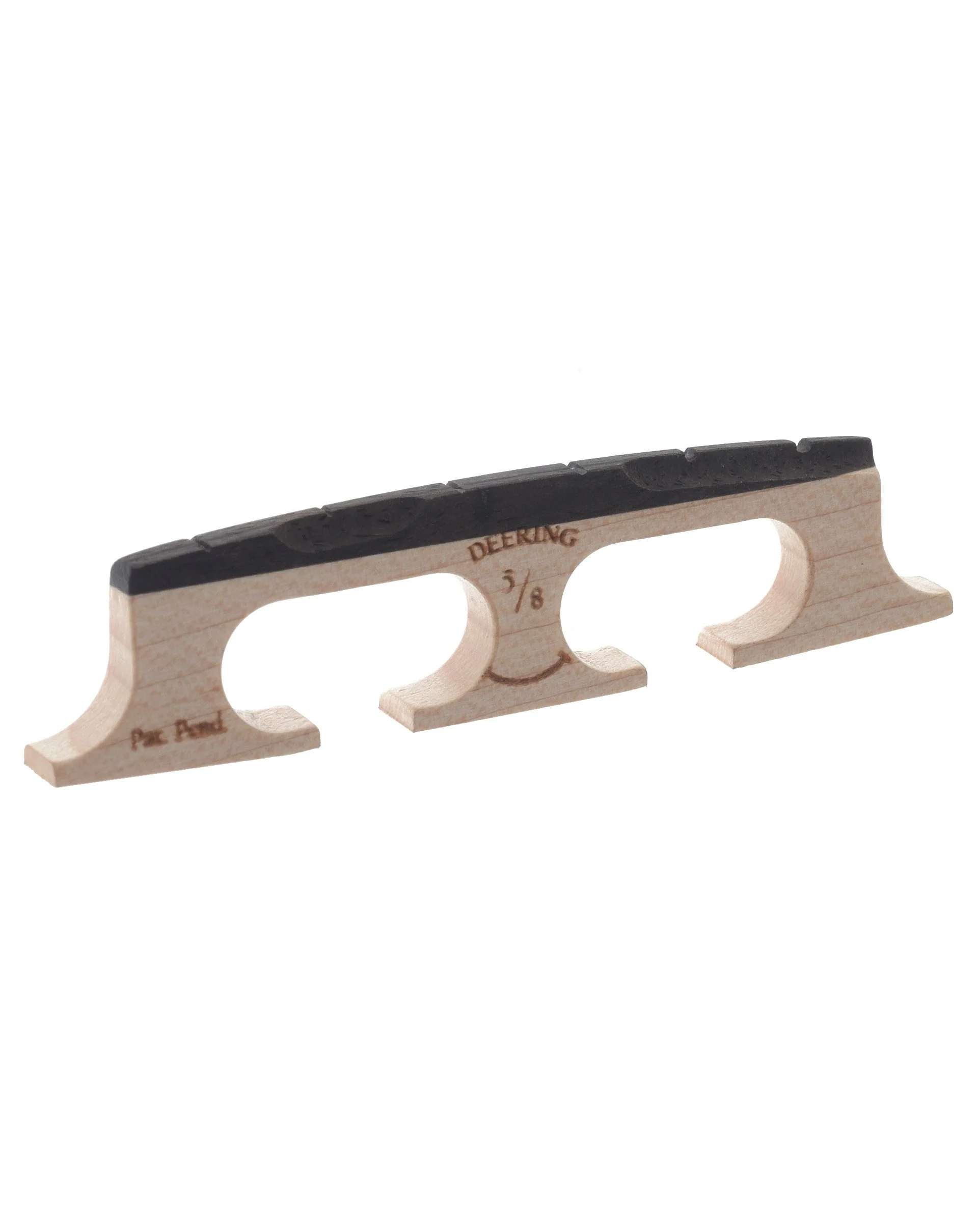 Deering Smile Flat Top 6-String Banjo Bridge, 5/8in - Image 2