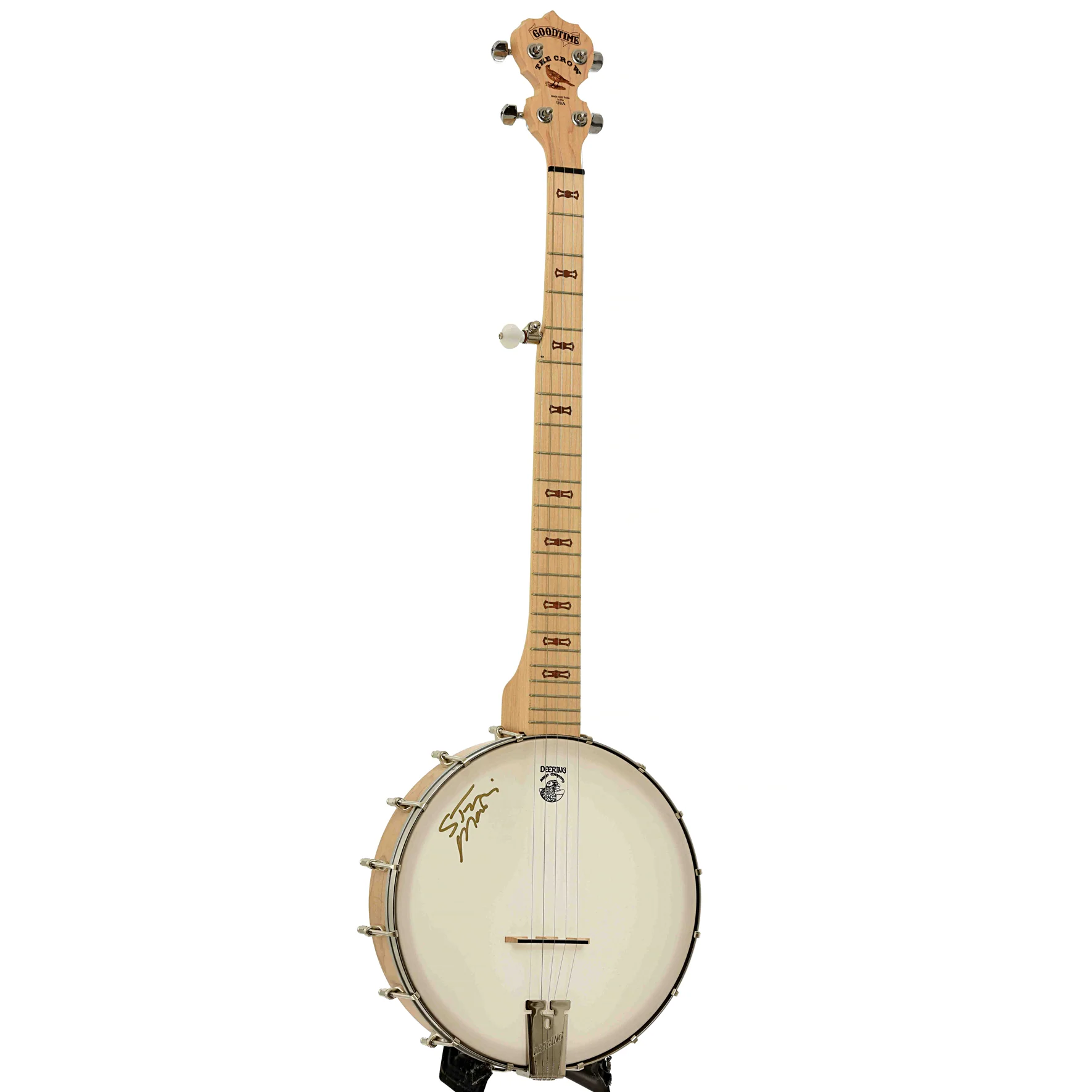 Deering Goodtime "The Crow" Open Back Banjo (c.2010) - Image 3