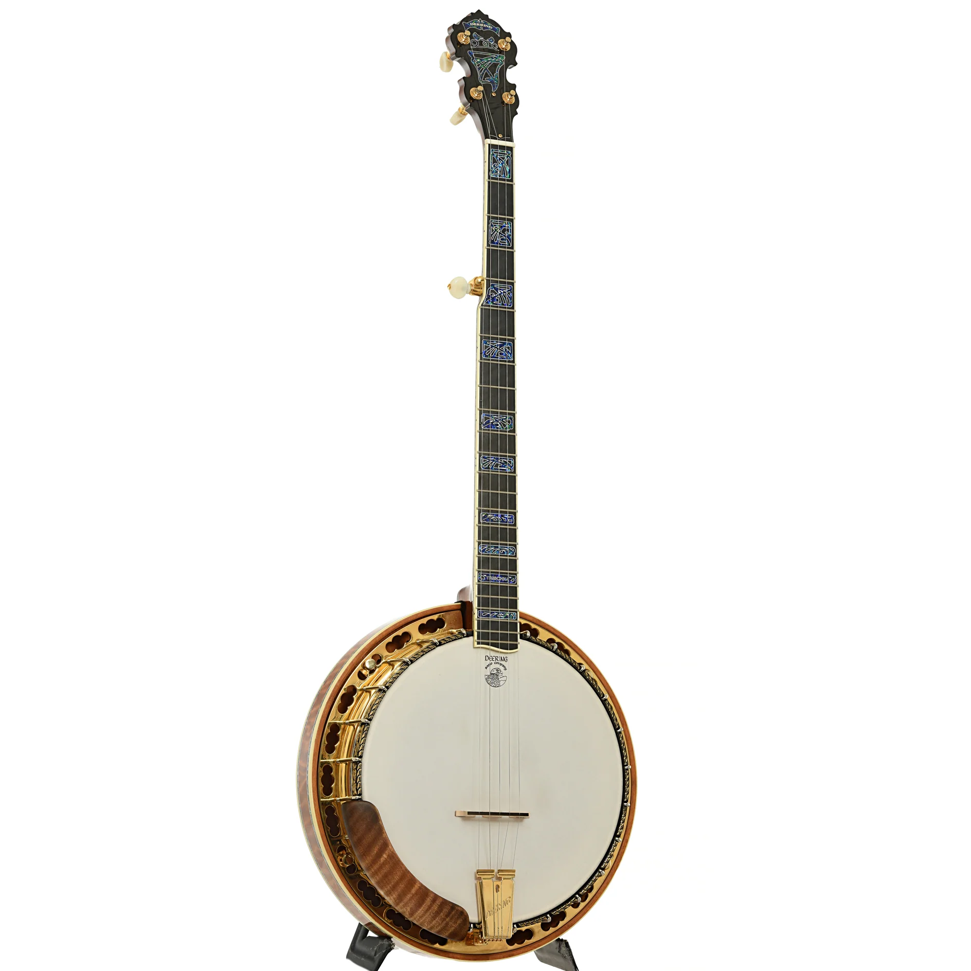Deering Tony Trischka Golden Clipper Resonator Banjo (2018) - Image 3