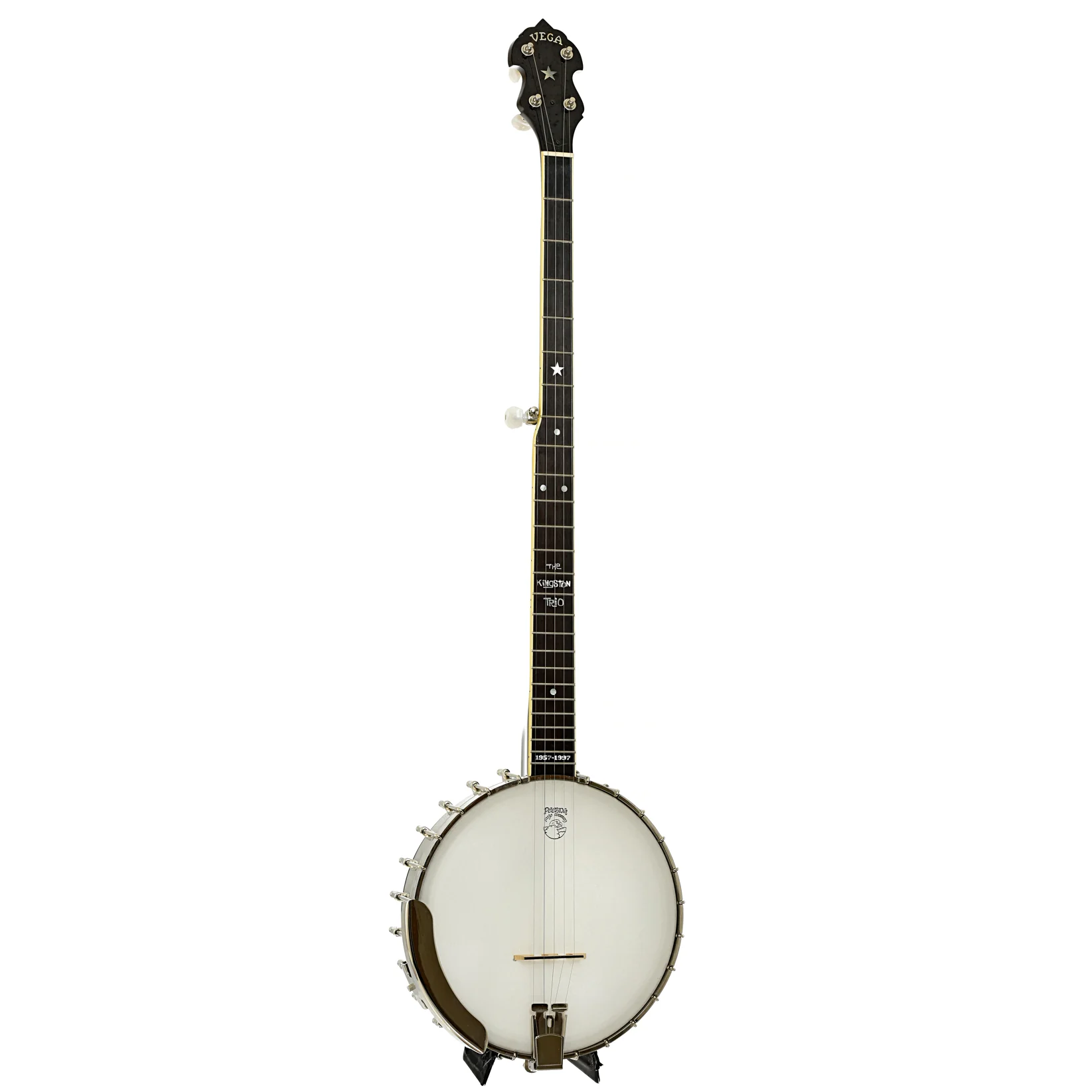 Deering Vega LN Custom Extra-Long Neck 5-string Banjo (1997) - Image 3