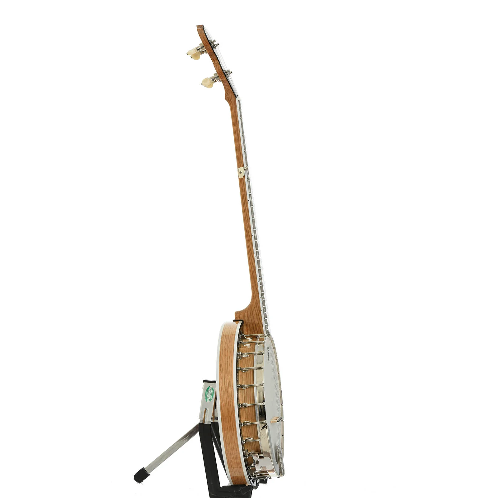 Deering White Lotus Resonator Banjo & Case - Image 13
