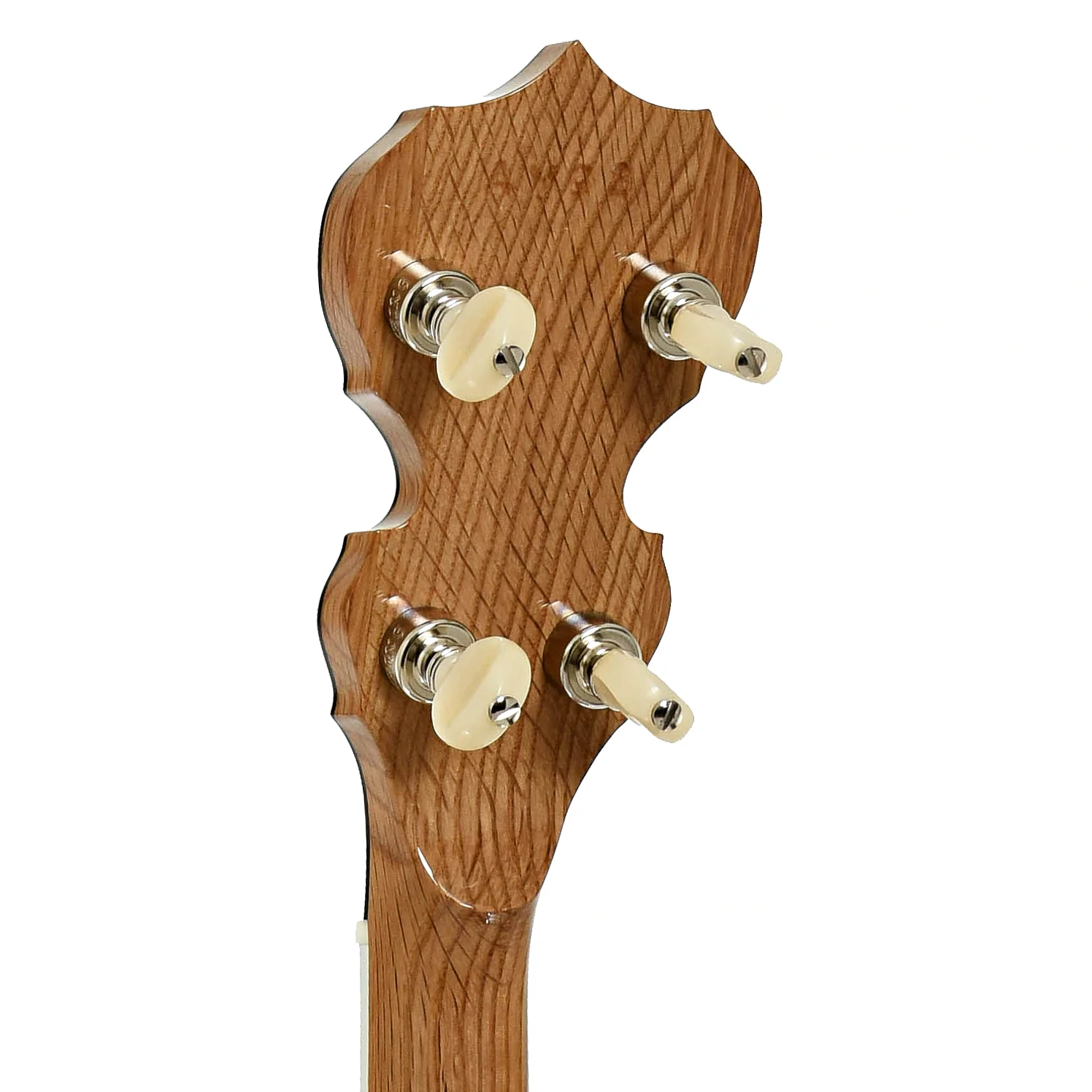 Deering White Lotus Resonator Banjo & Case - Image 9