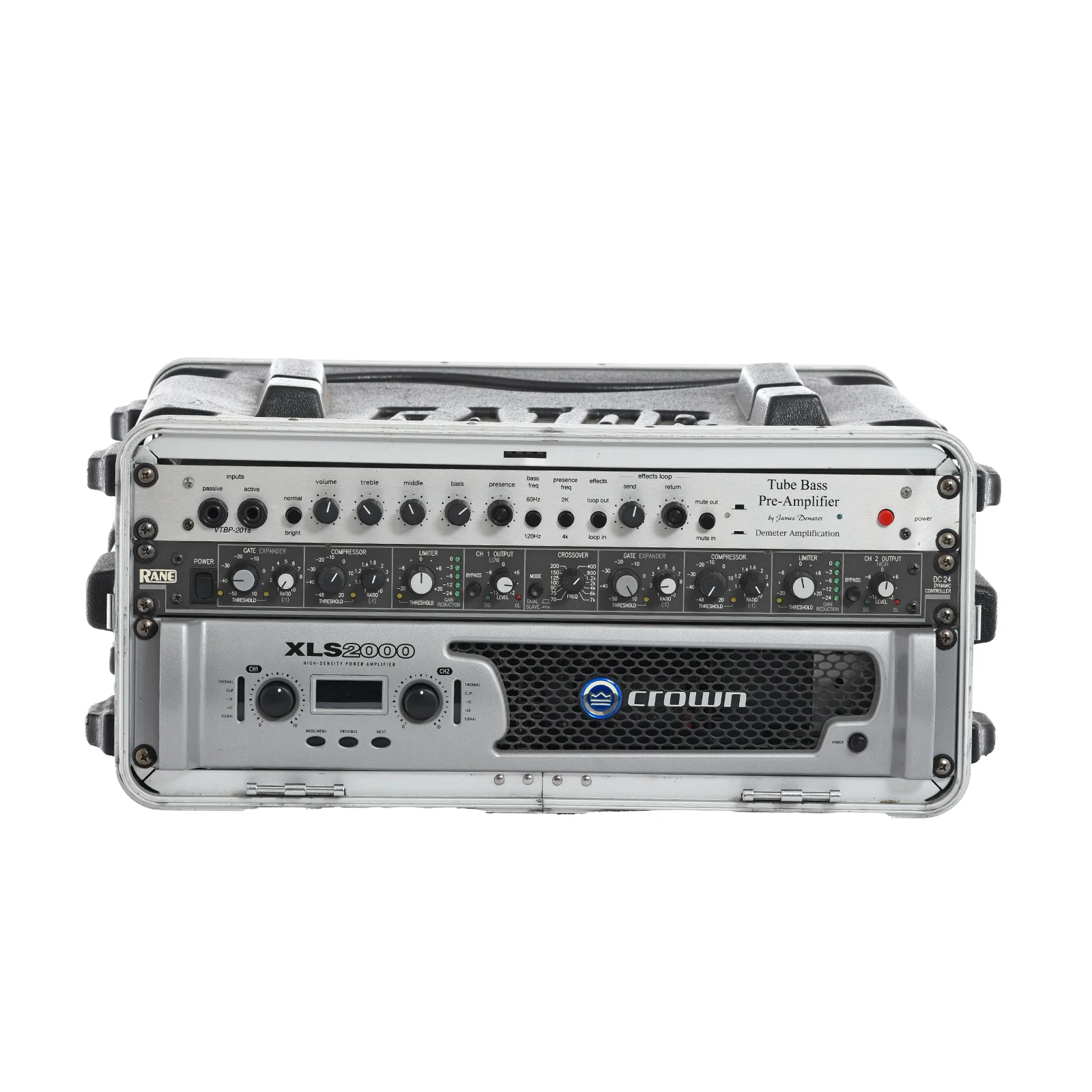 Demeter VTBP-201S / Crown XLS2000 Power Amp Bass Head - Image 2