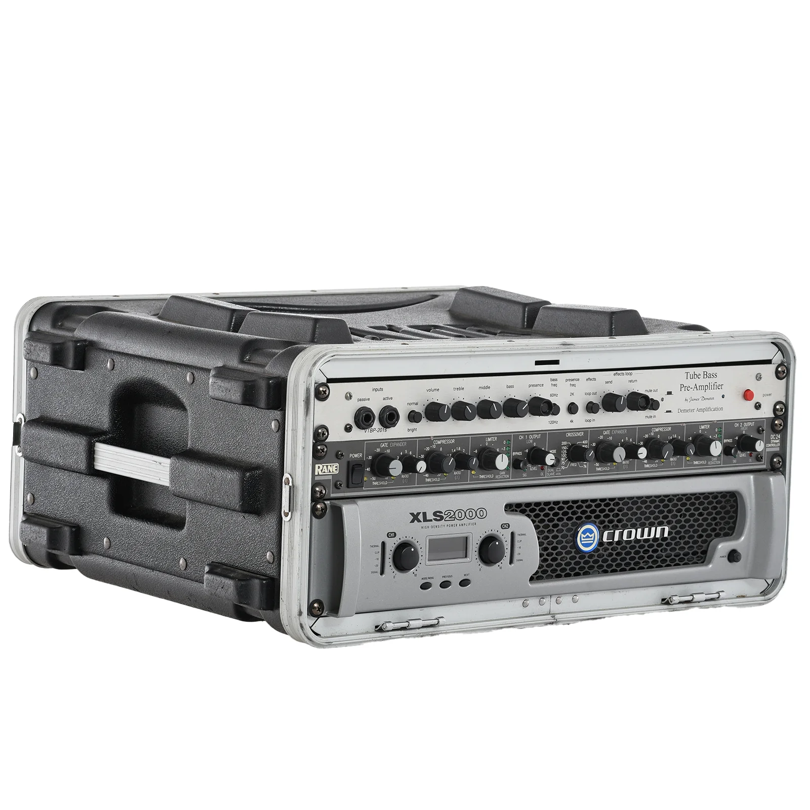 Demeter VTBP-201S / Crown XLS2000 Power Amp Bass Head - Image 3