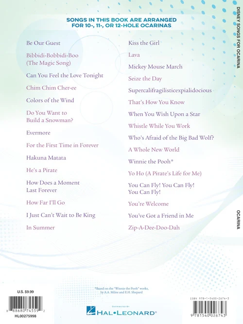 Disney Songs for Ocarina - Image 6