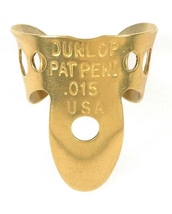 Dunlop Brass Mini Fingerpick, 0.015in - Image 2