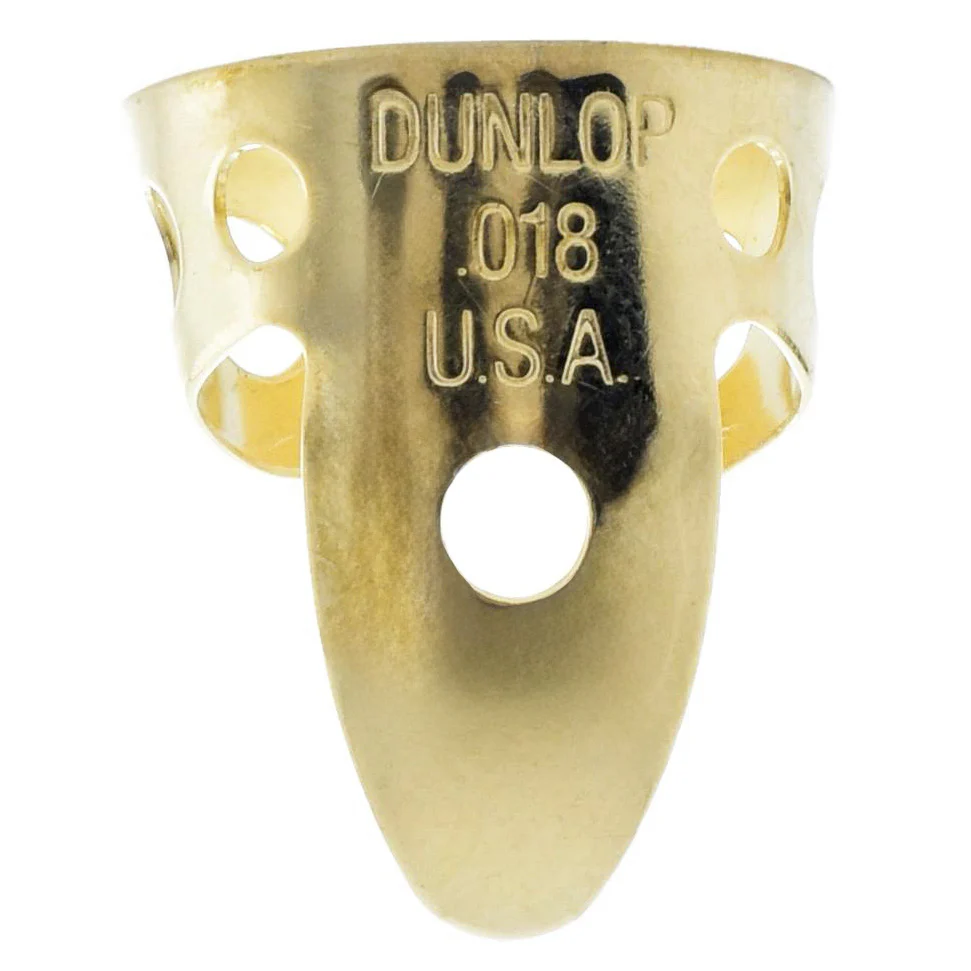 Dunlop Brass Fingerpick, 0.018in - Image 2