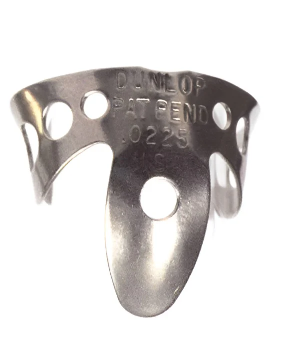 Dunlop Nickel Silver Mini Fingerpick, 0.0225in - Image 2